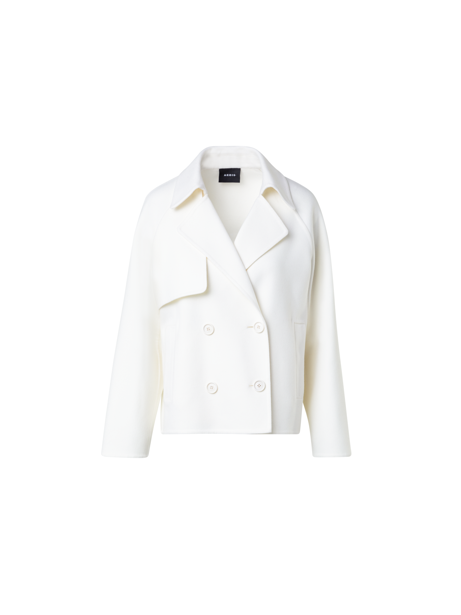 Trench Jacket in Wool Double-Face