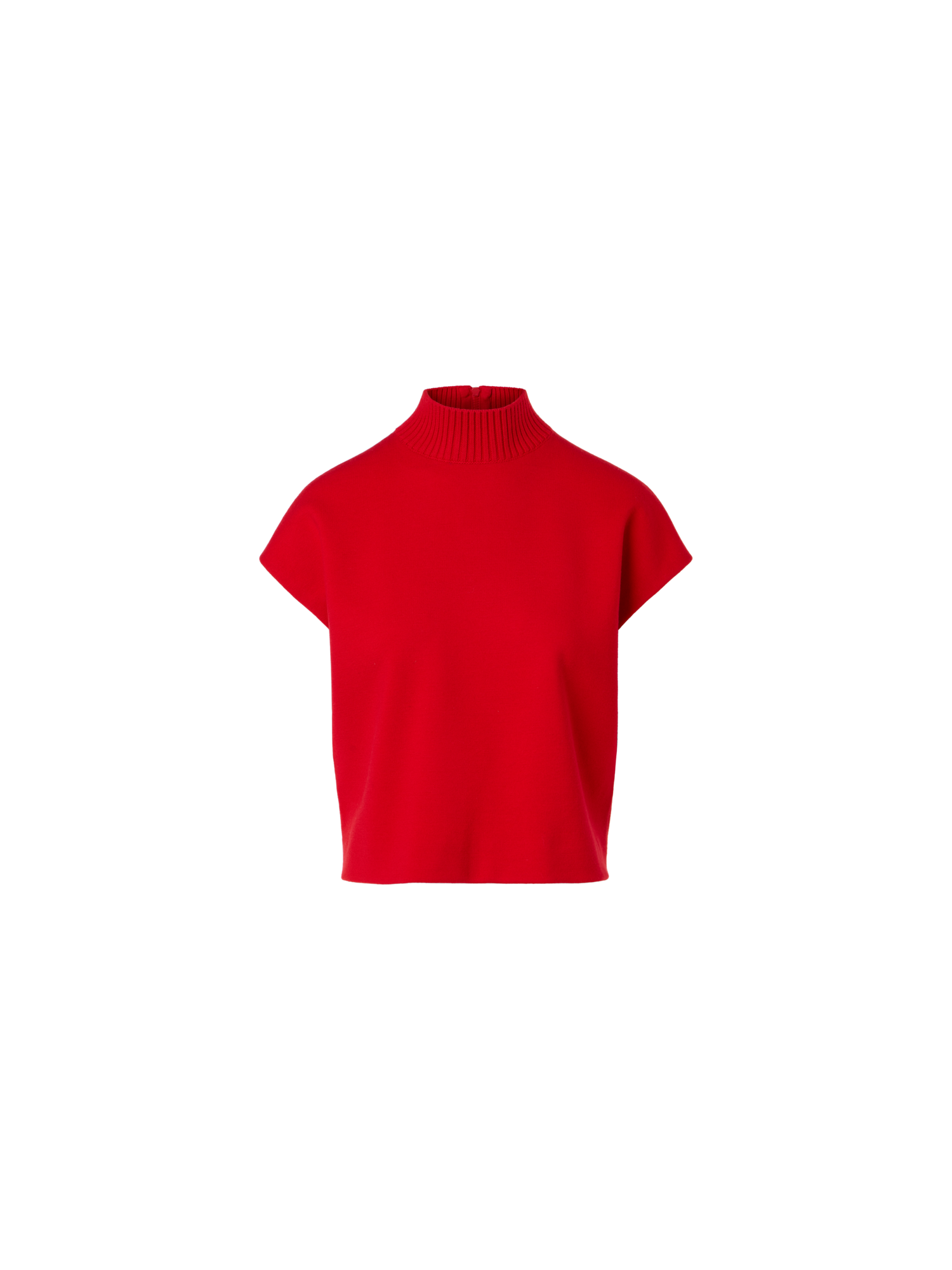 Bright Red Milano Knit Pullover