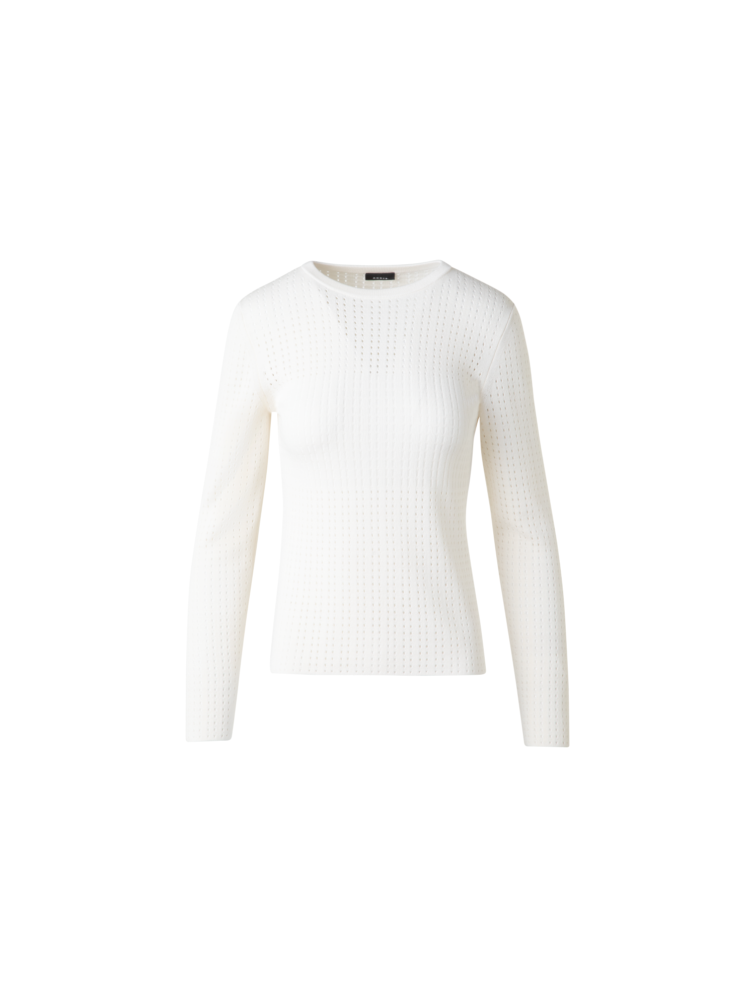 Knit Sweater in Silk Cotton Ajouré