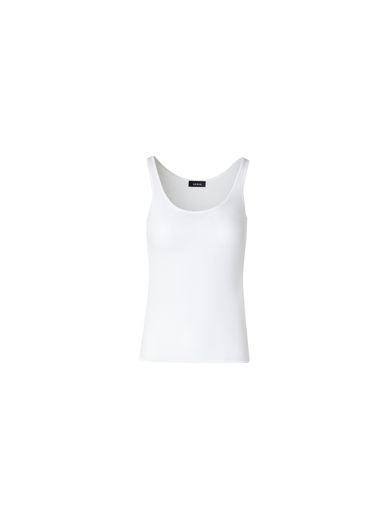 Silk Mesh Knit Tank