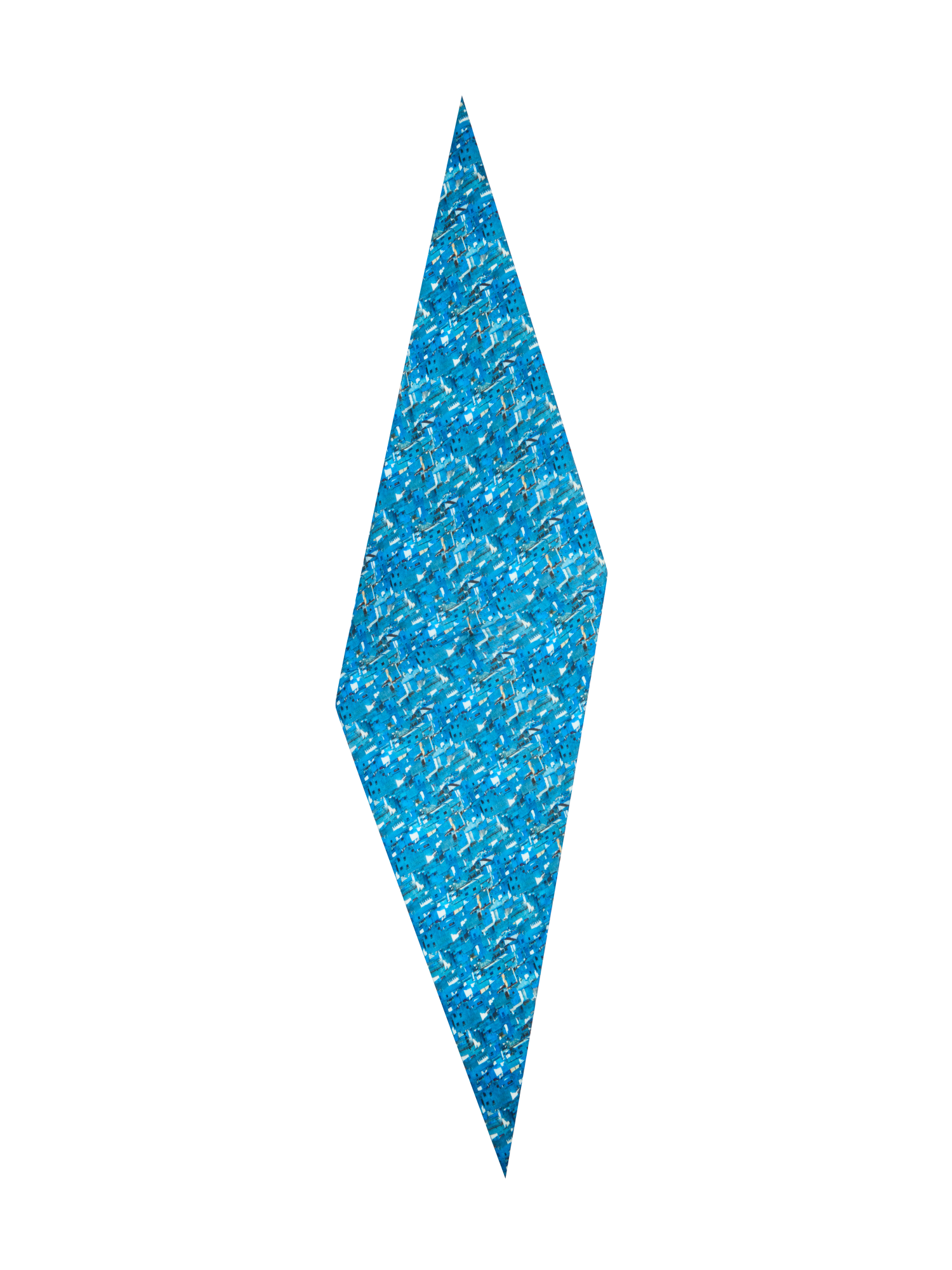 Chefchaouen print scarf