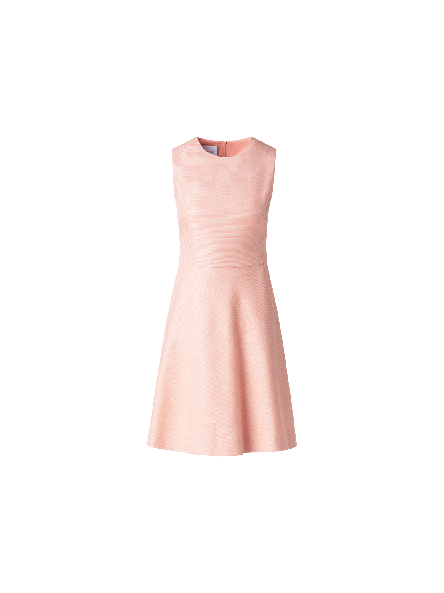 Flared Cocktail Dress in Indian Silk Ottoman
