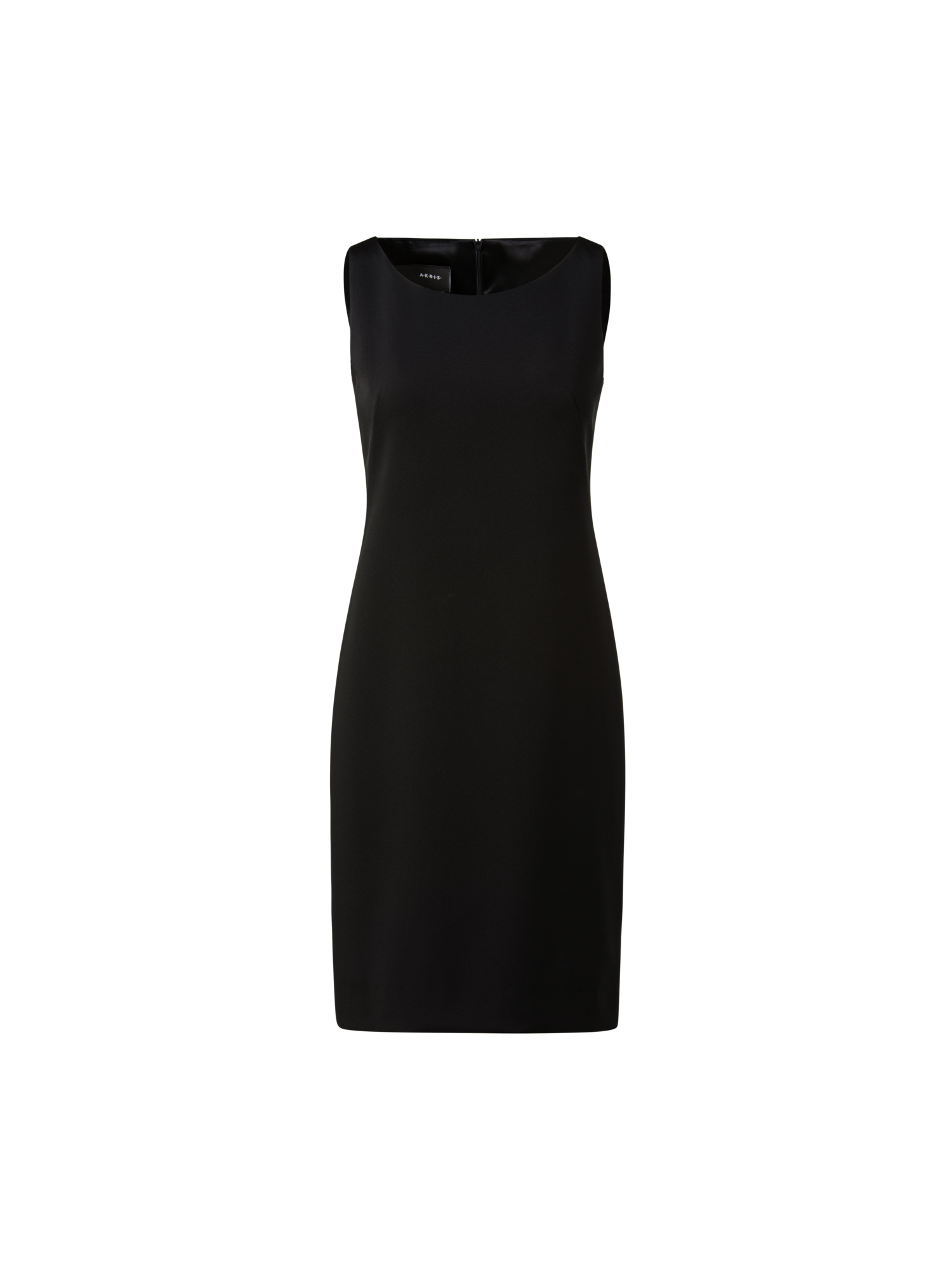 img_23053f49-9532-4448-9af8-de9c427b95f2 Silk Crêpe Stretch Sheath Dress - Image 1