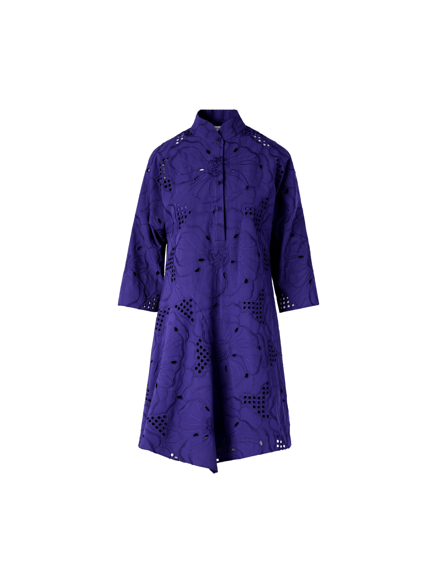 Flower Eyelet Handkerchief Dress