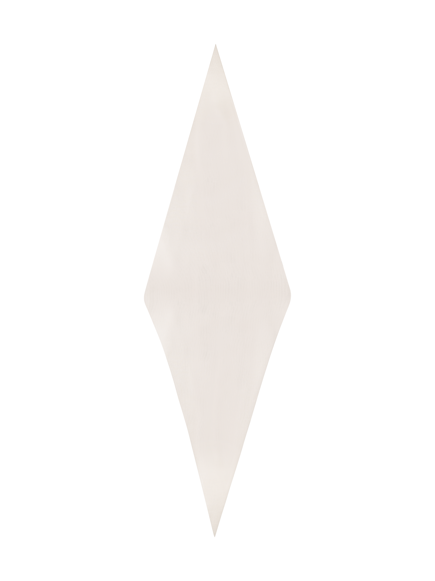Trapezoid Shaped Scarf from Cashmere Silk
