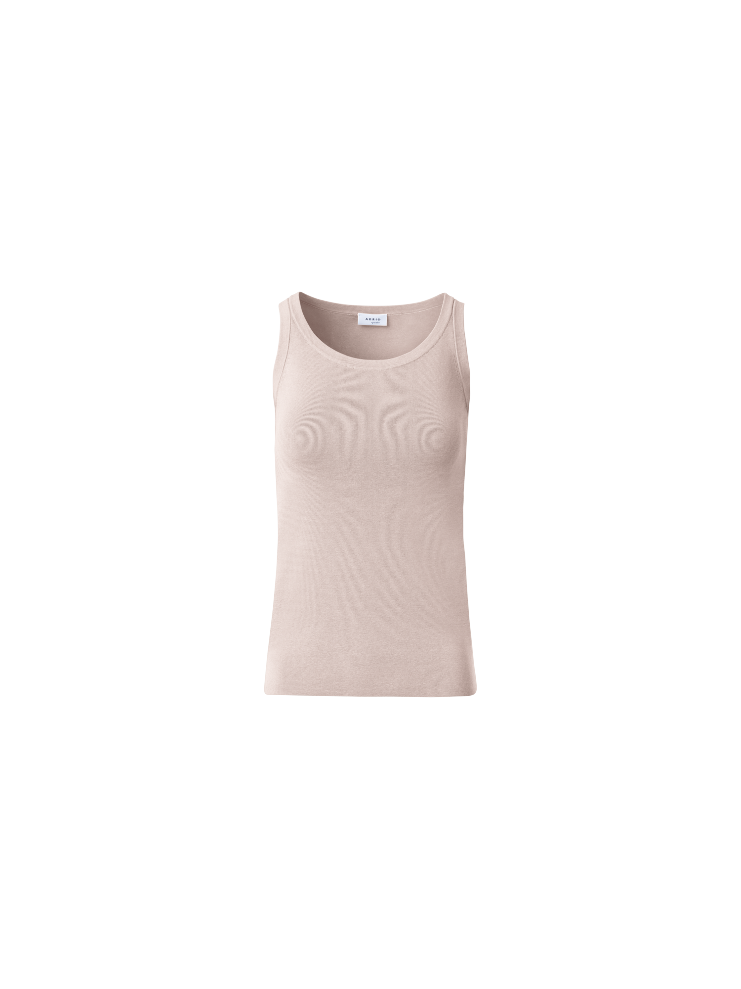 Sleeveless Cotton Crew Neck Top