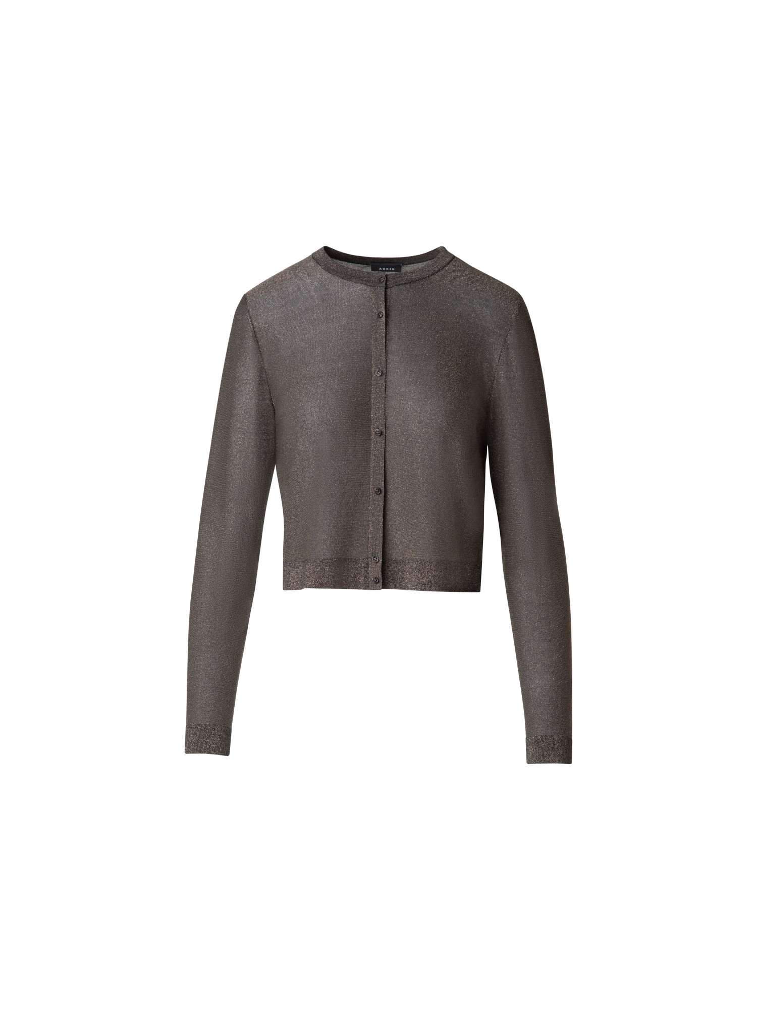 Silk Cardigan with Golden Lurex