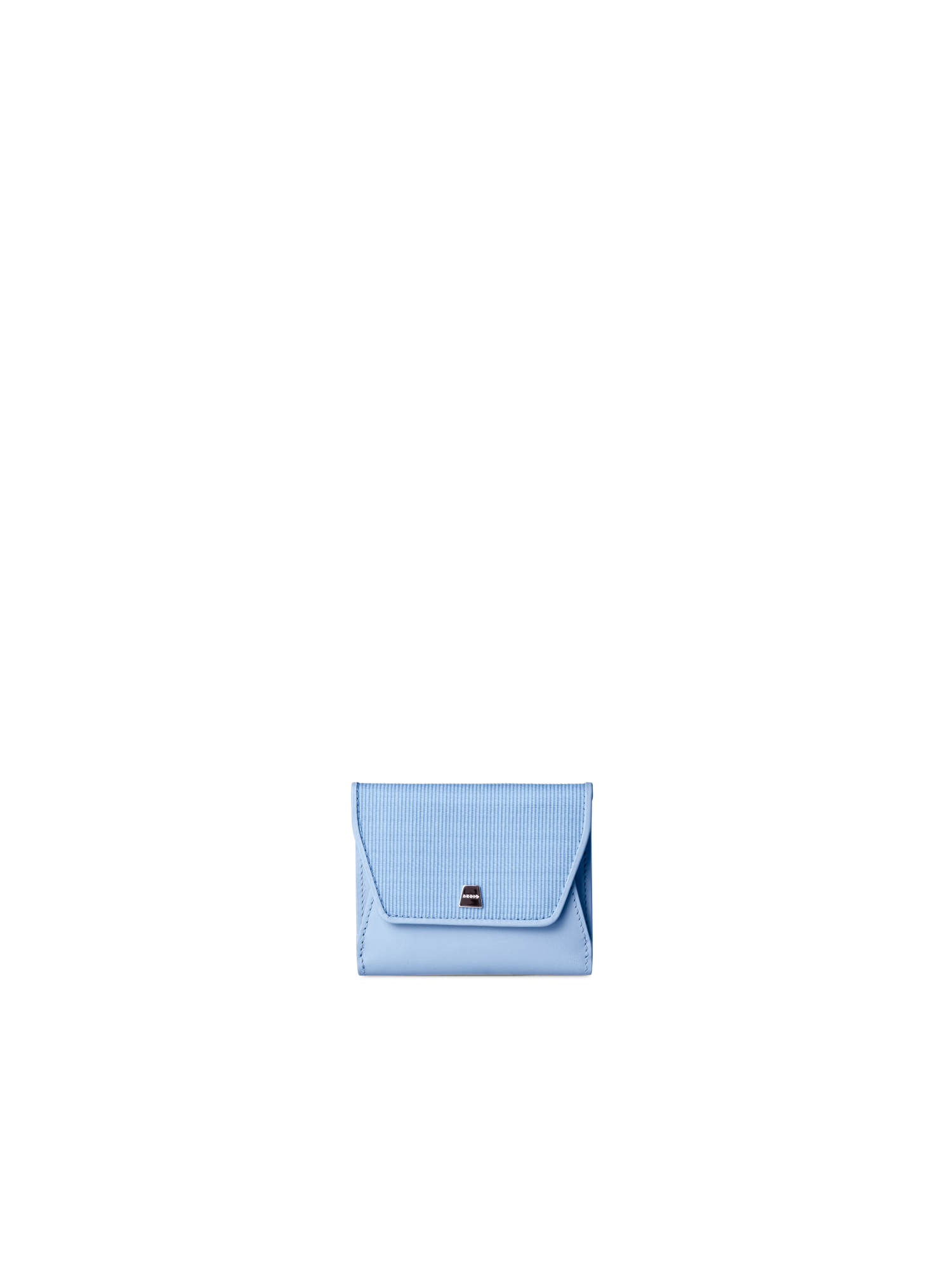 Compact Wallet in Horsehair and Leather
