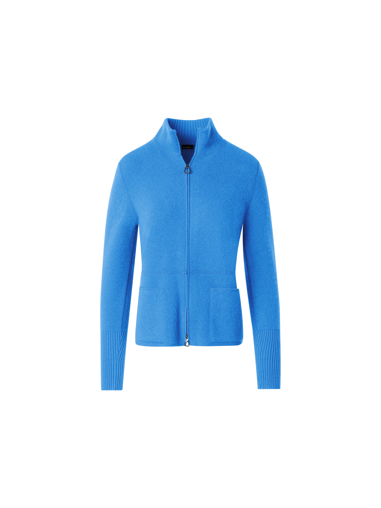 img_2d659c98-e29c-40b1-ba9b-b6db93d5ccef.png Cashmere Piqué Stand-Collar Cardigan - Image 1