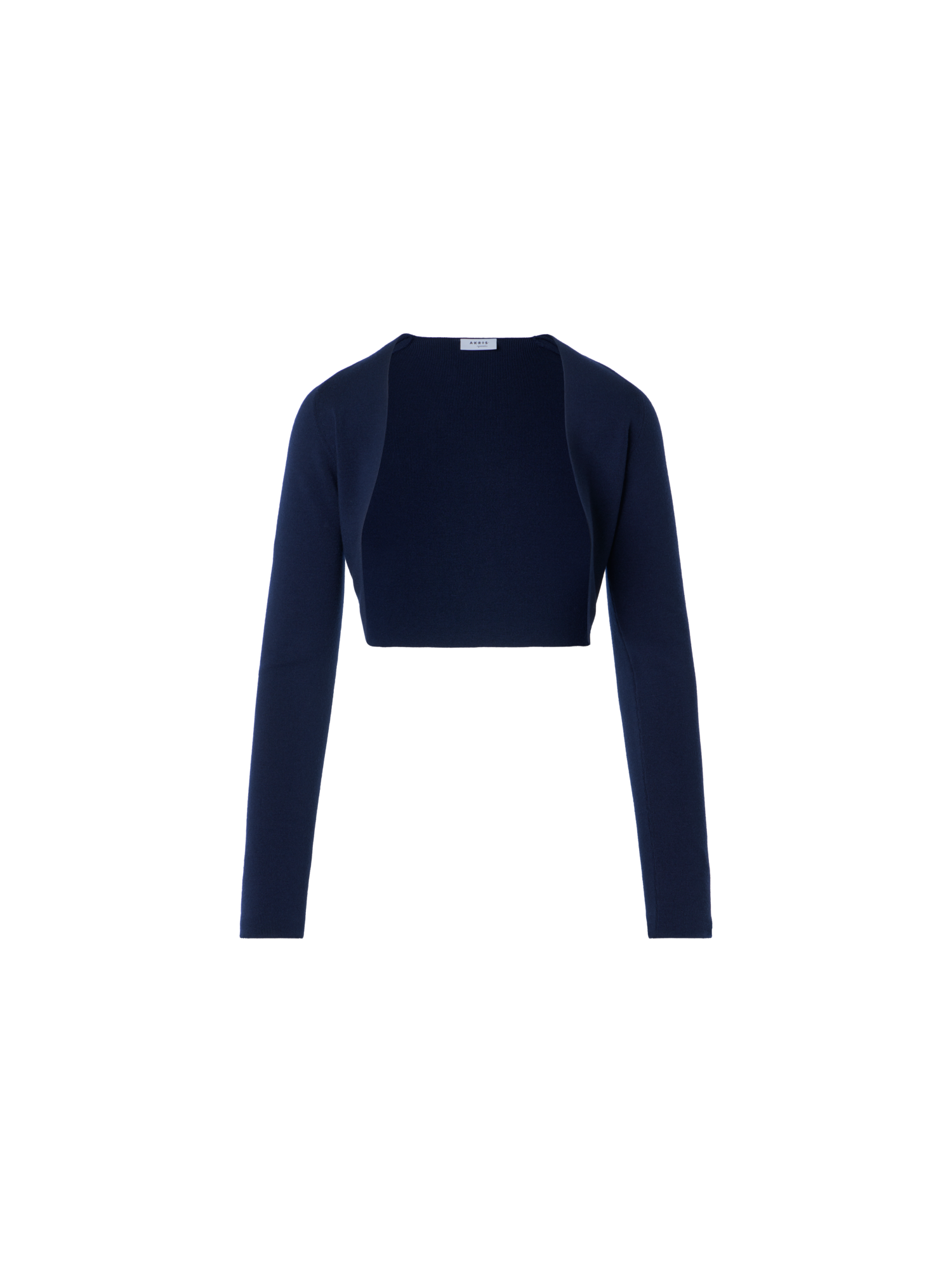Merino Wool Cropped Bolero Cardigan
