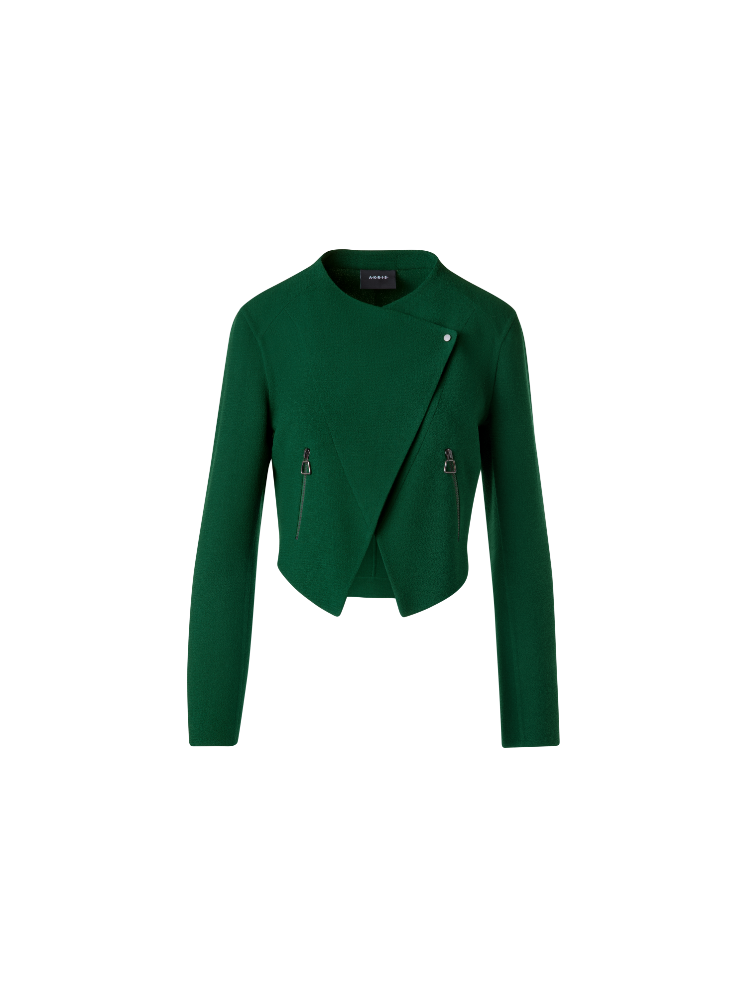 Short Jacket in Wool Double-Face