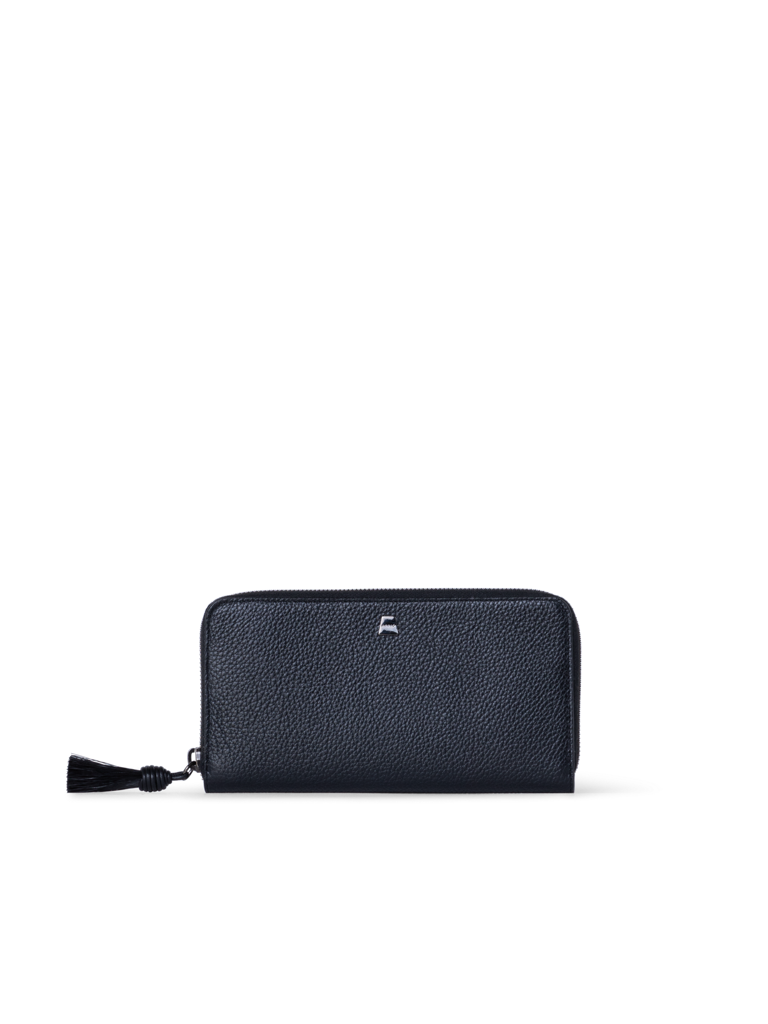 Long Zip Around Wallet in Leather