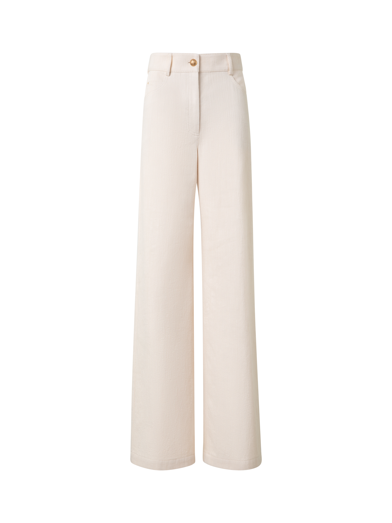 Wide Cotton Wool Denim Pants