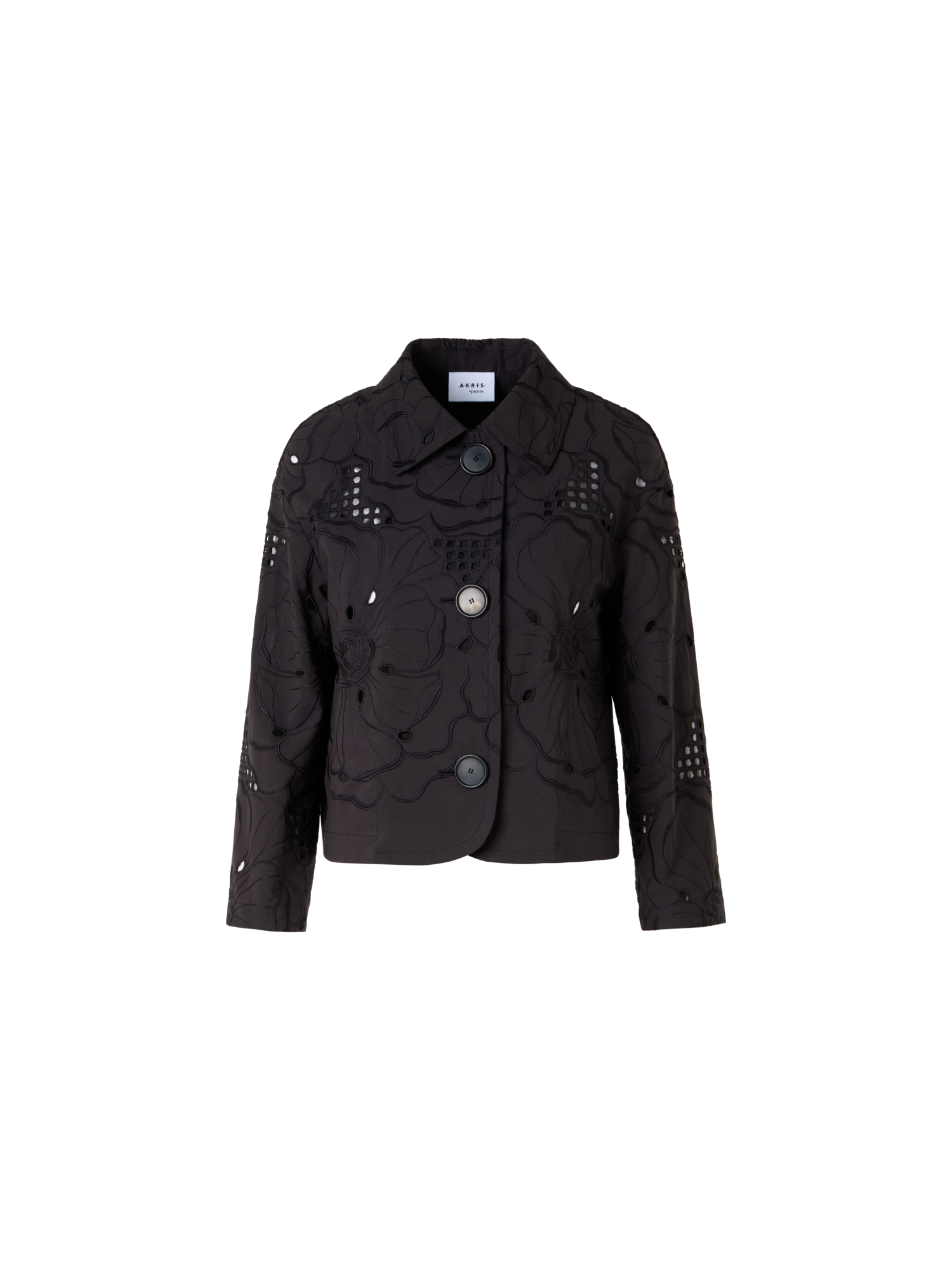 Long-Sleeve Shiny Crinkle Faux-Leather Short Jacket