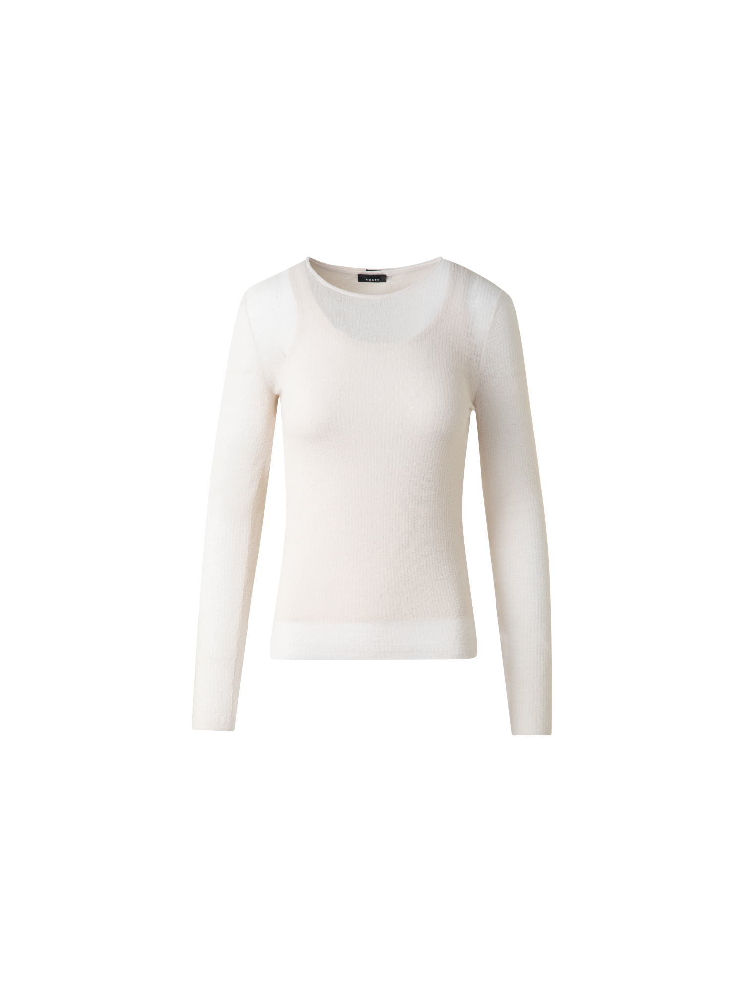 Double Layered Knit Sweater in Sheer Cotton