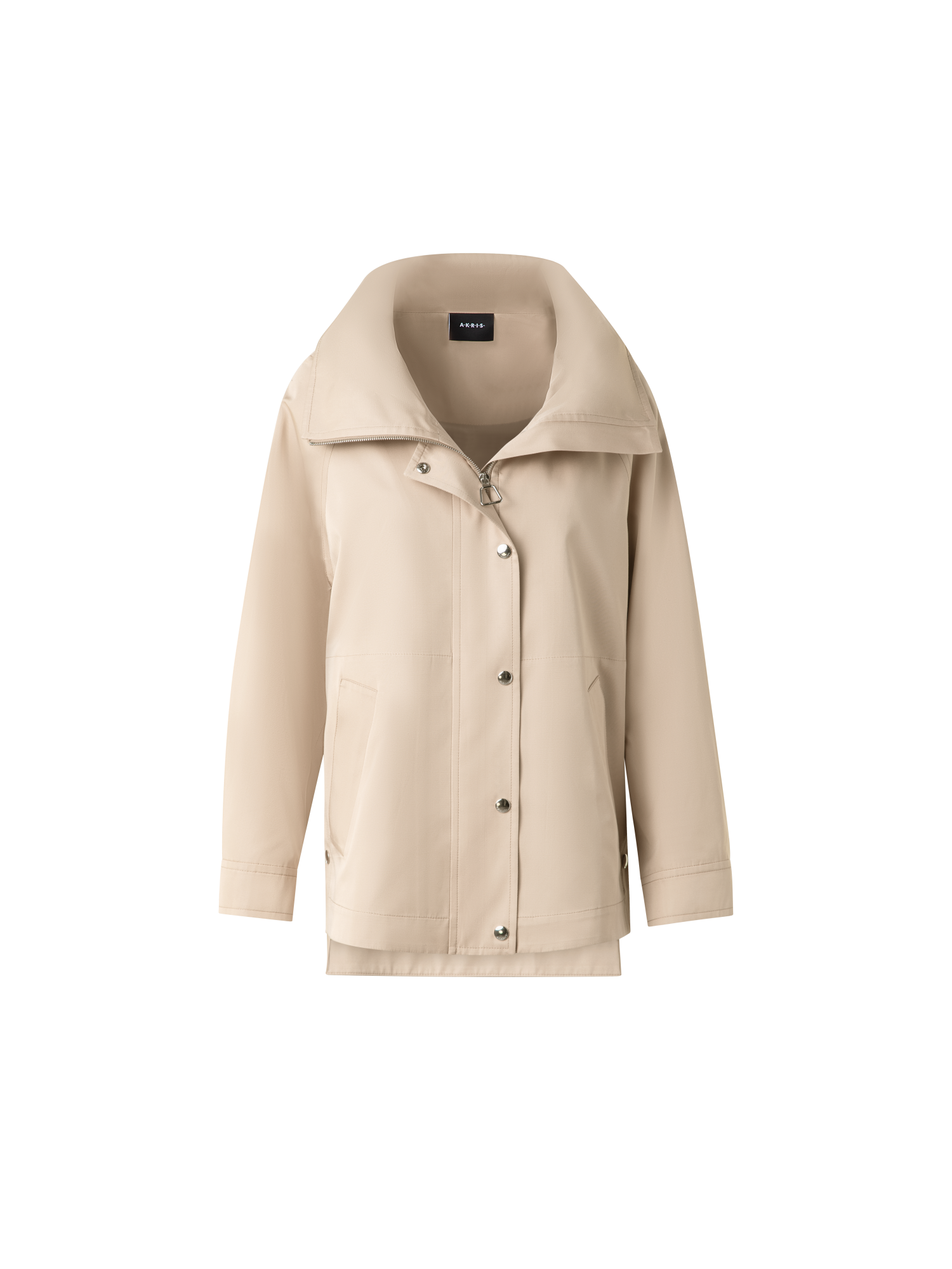 Oversized Water-Resistant Silk Parka