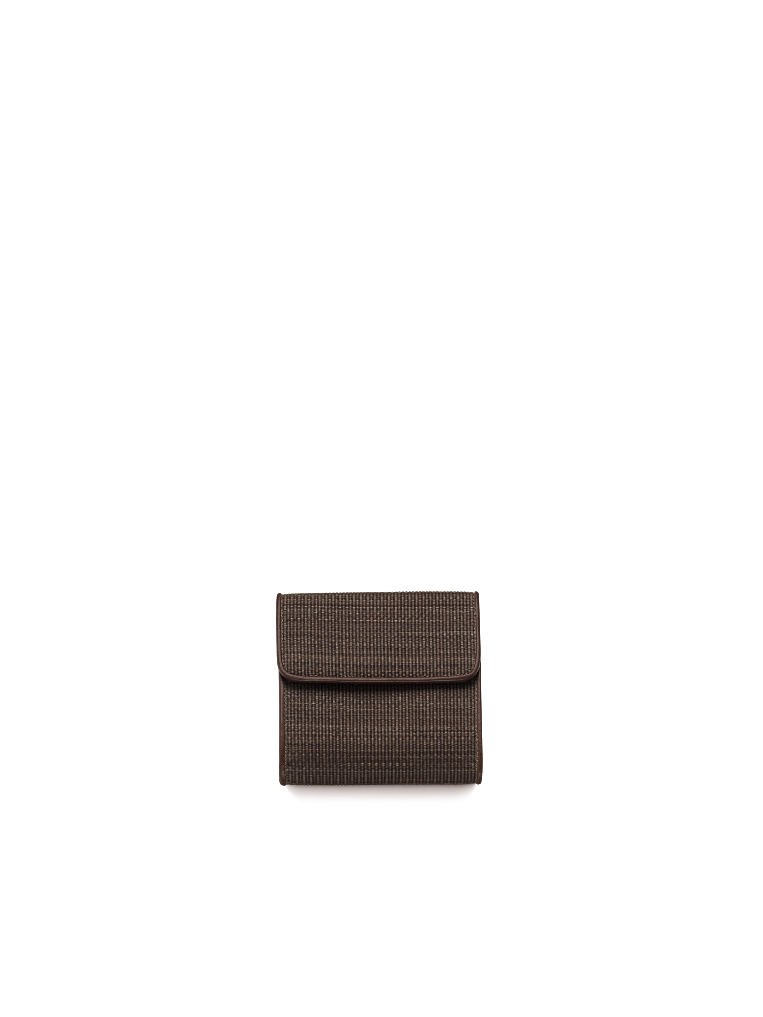 Small Flap Wallet in Horsehair