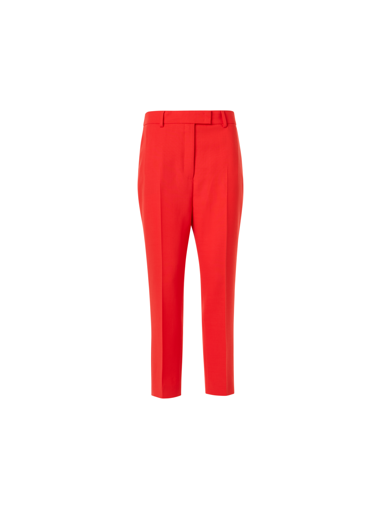 Flavi Slim Capri Pants in Wool Double-Face