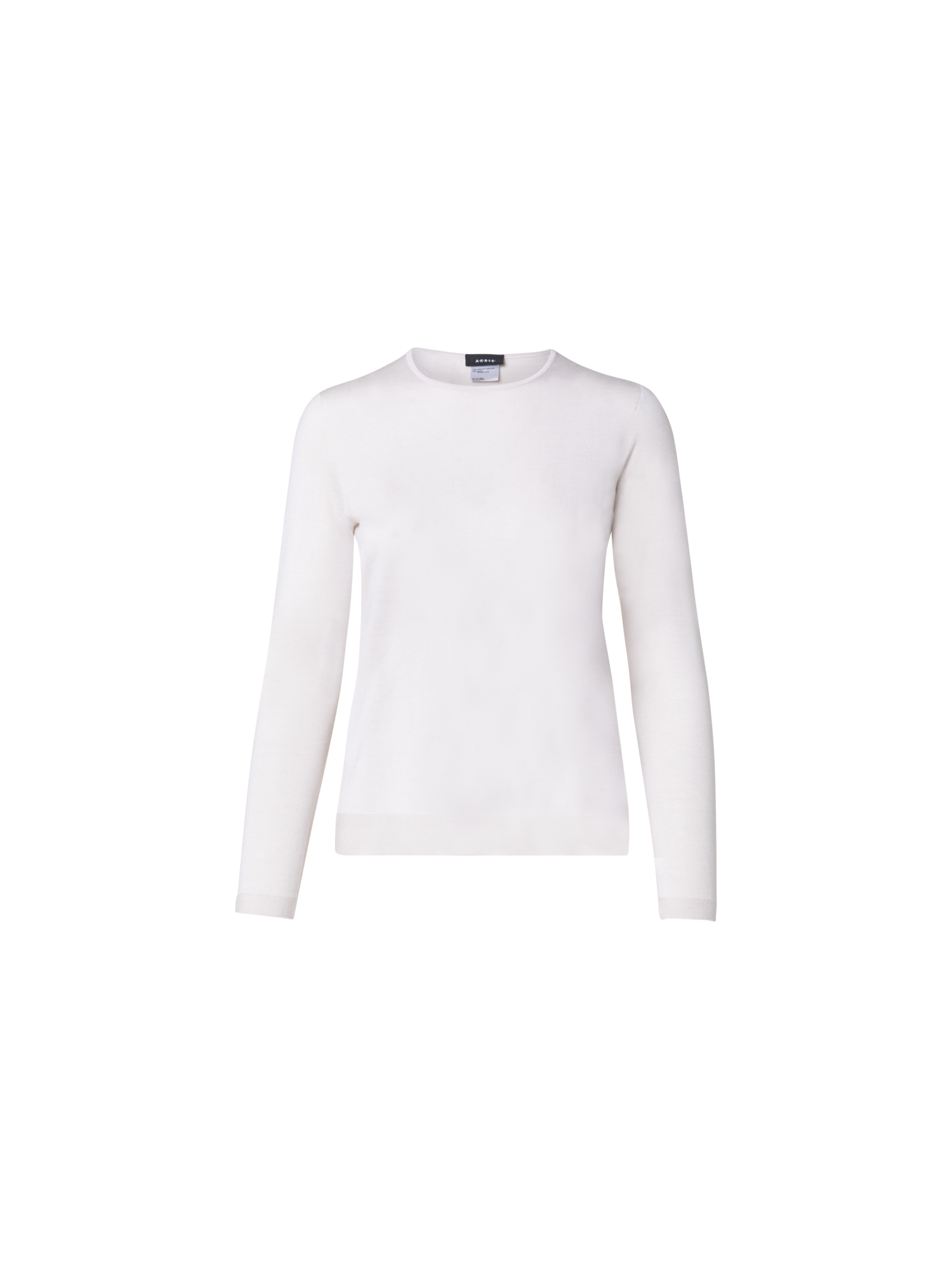 Seamless Cashmere Silk Knit Pullover