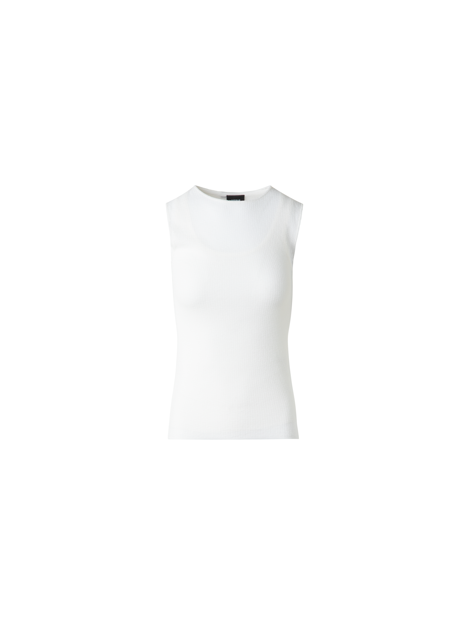 Double Layered Knit Top in Sheer Cotton