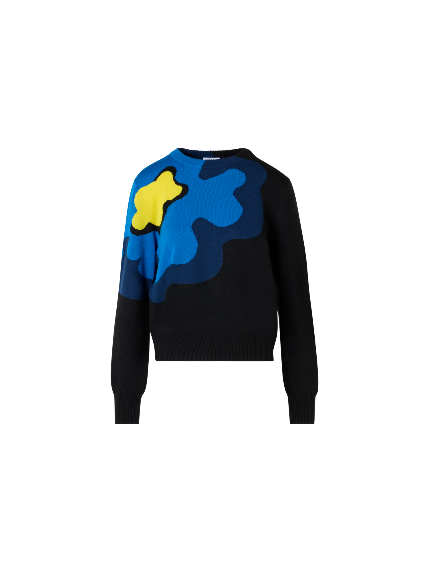 XL Pop Dot Flower Intarsia Sweater