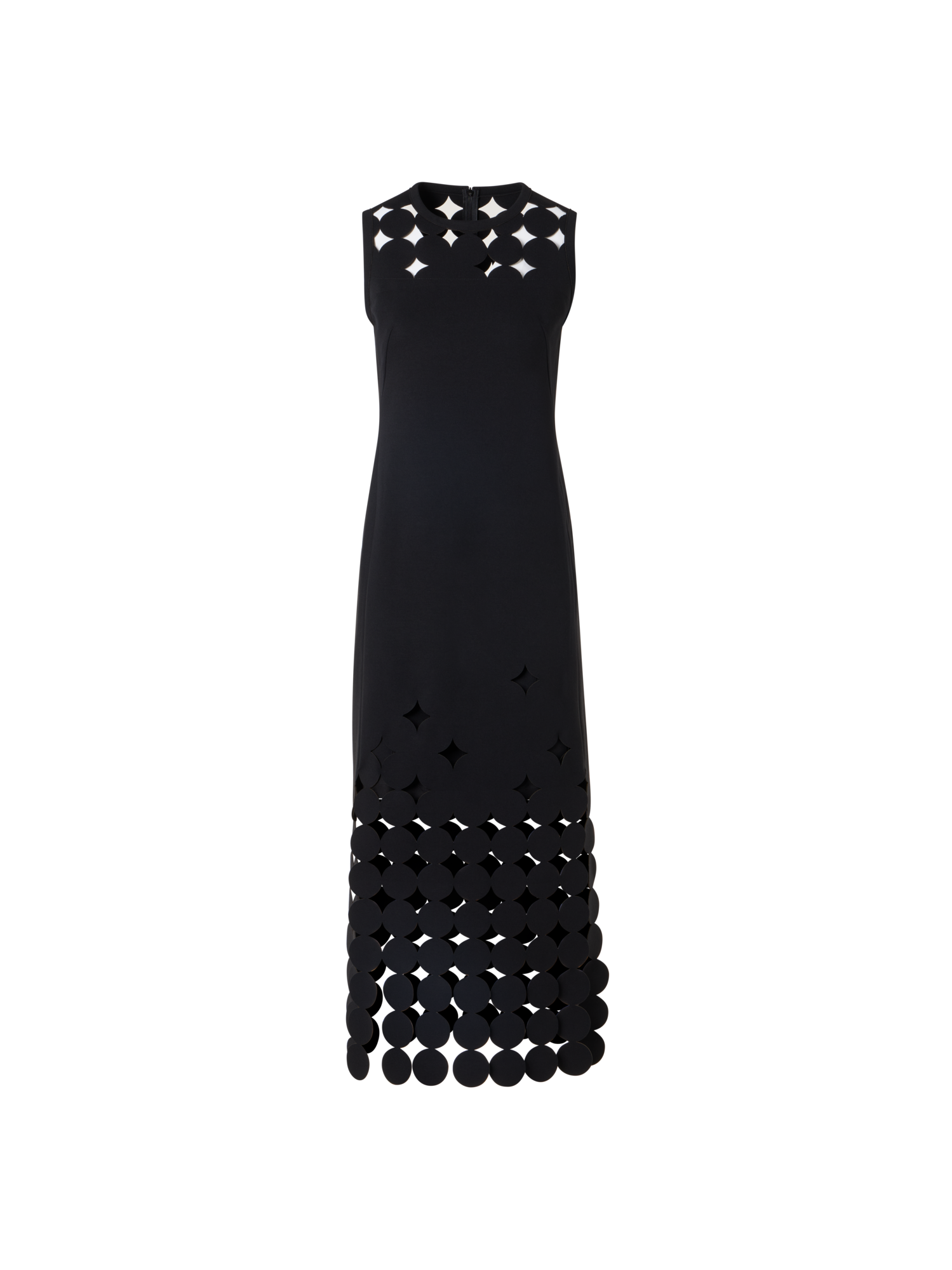Dropping Dot Cut-Out Jersey Dress