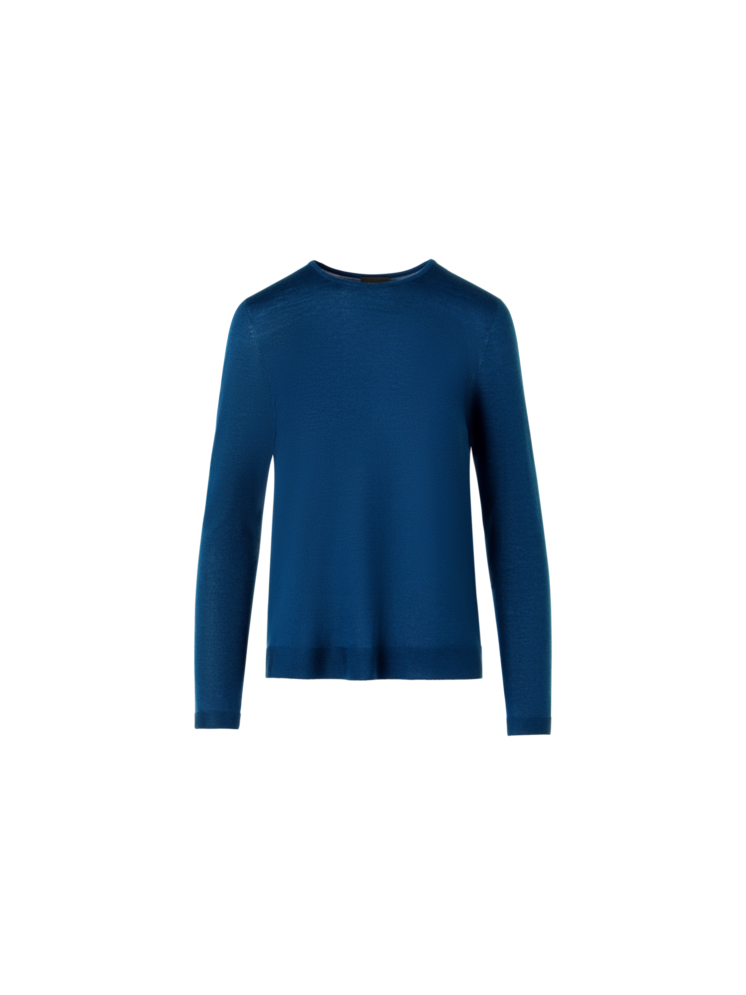 Long-Sleeve Cashmere-Silk Knit Sweater