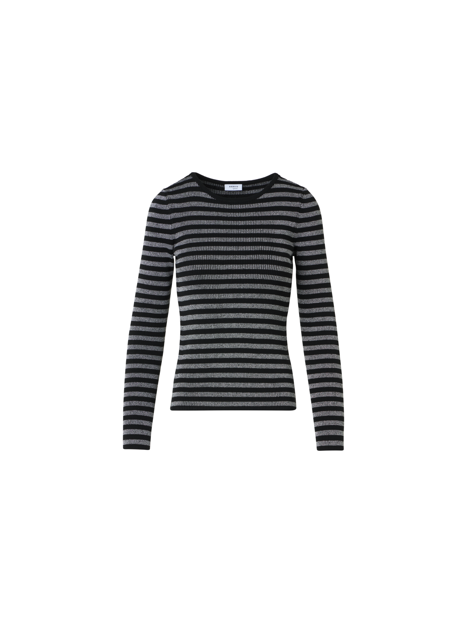 Merino Wool Sweater with Metallic Shine