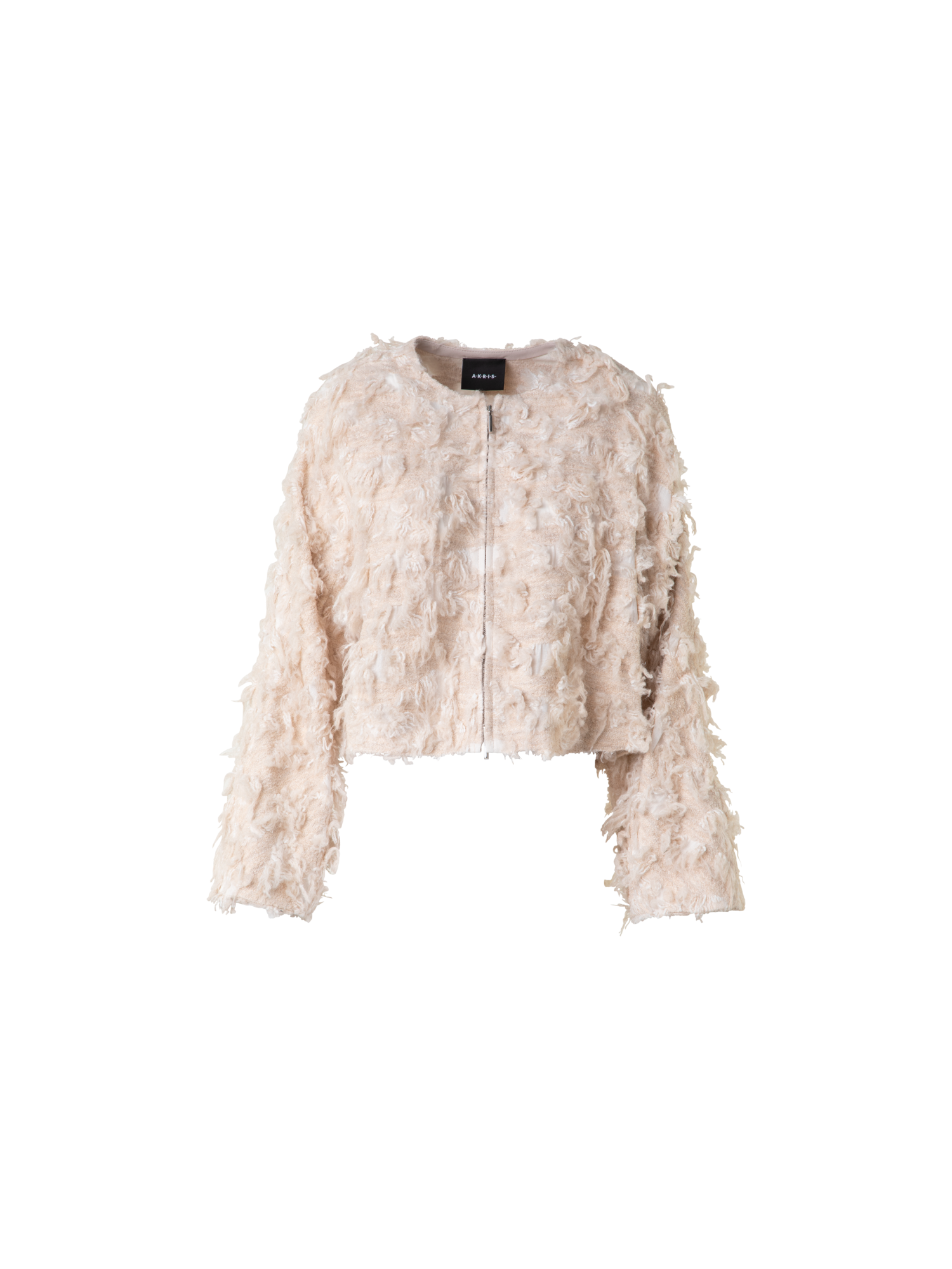 Short Jacket in 3D Jacquard