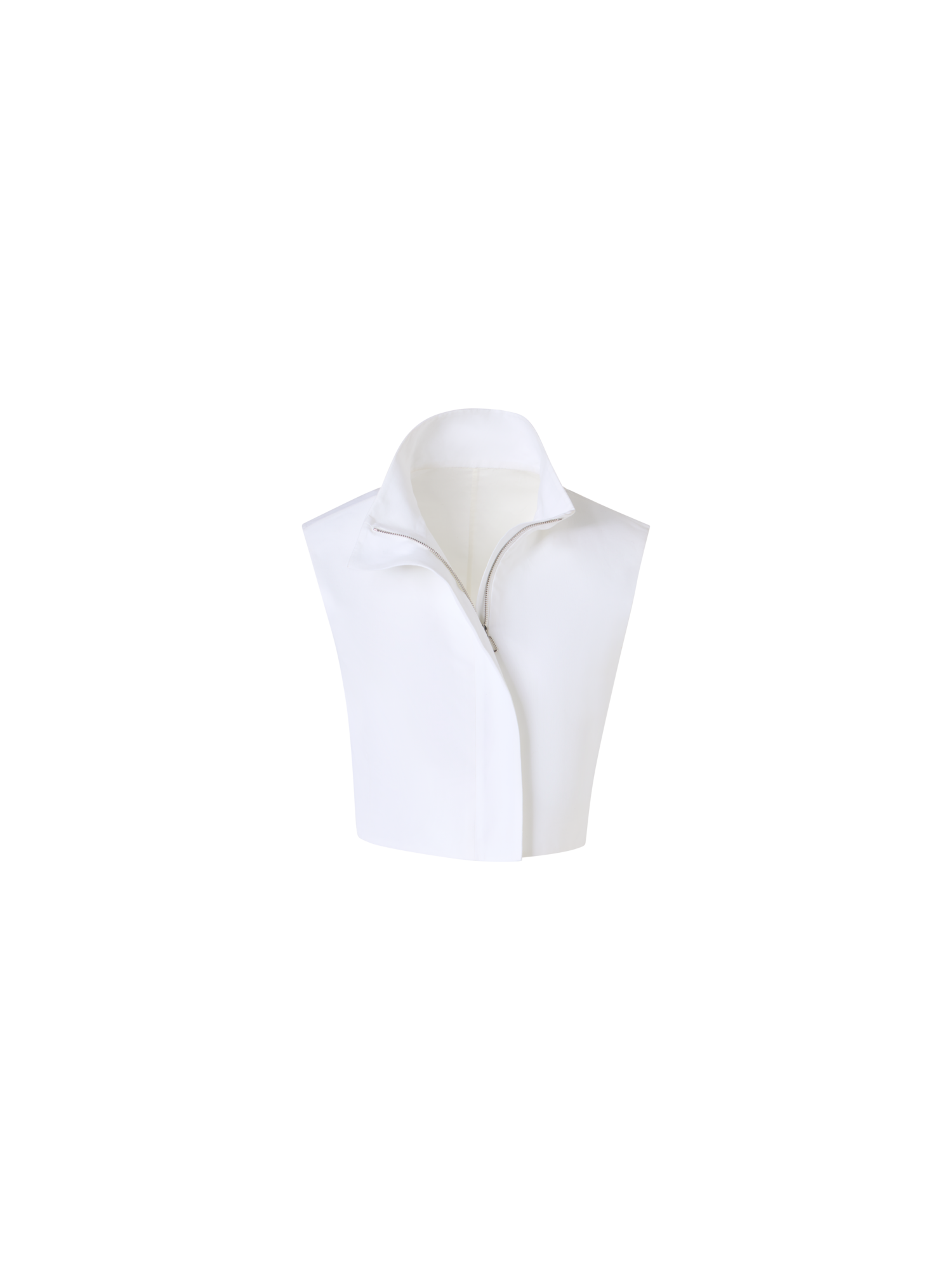Hester Structured Short Cotton Double-Face Gilet