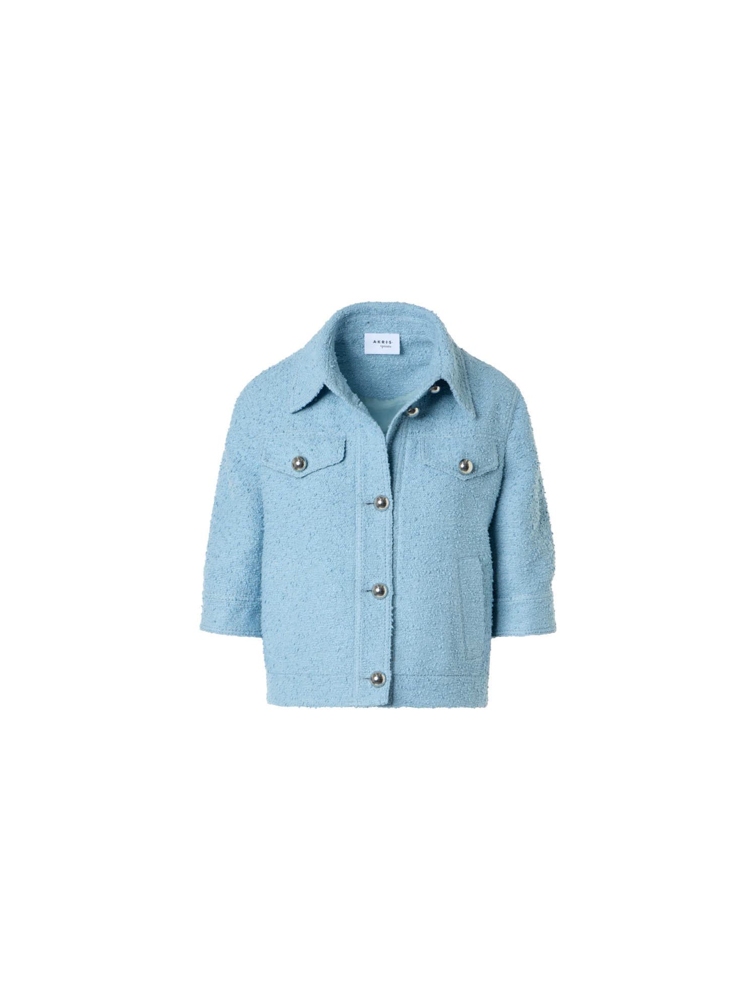 Short Bouclé Cotton Summer Jacket