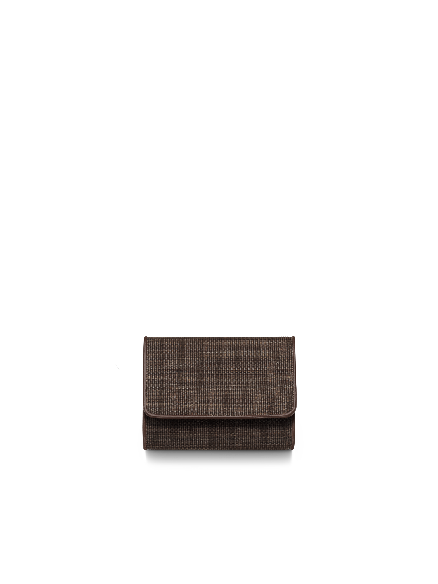 Tri-Fold Wallet in Horsehair Fabric