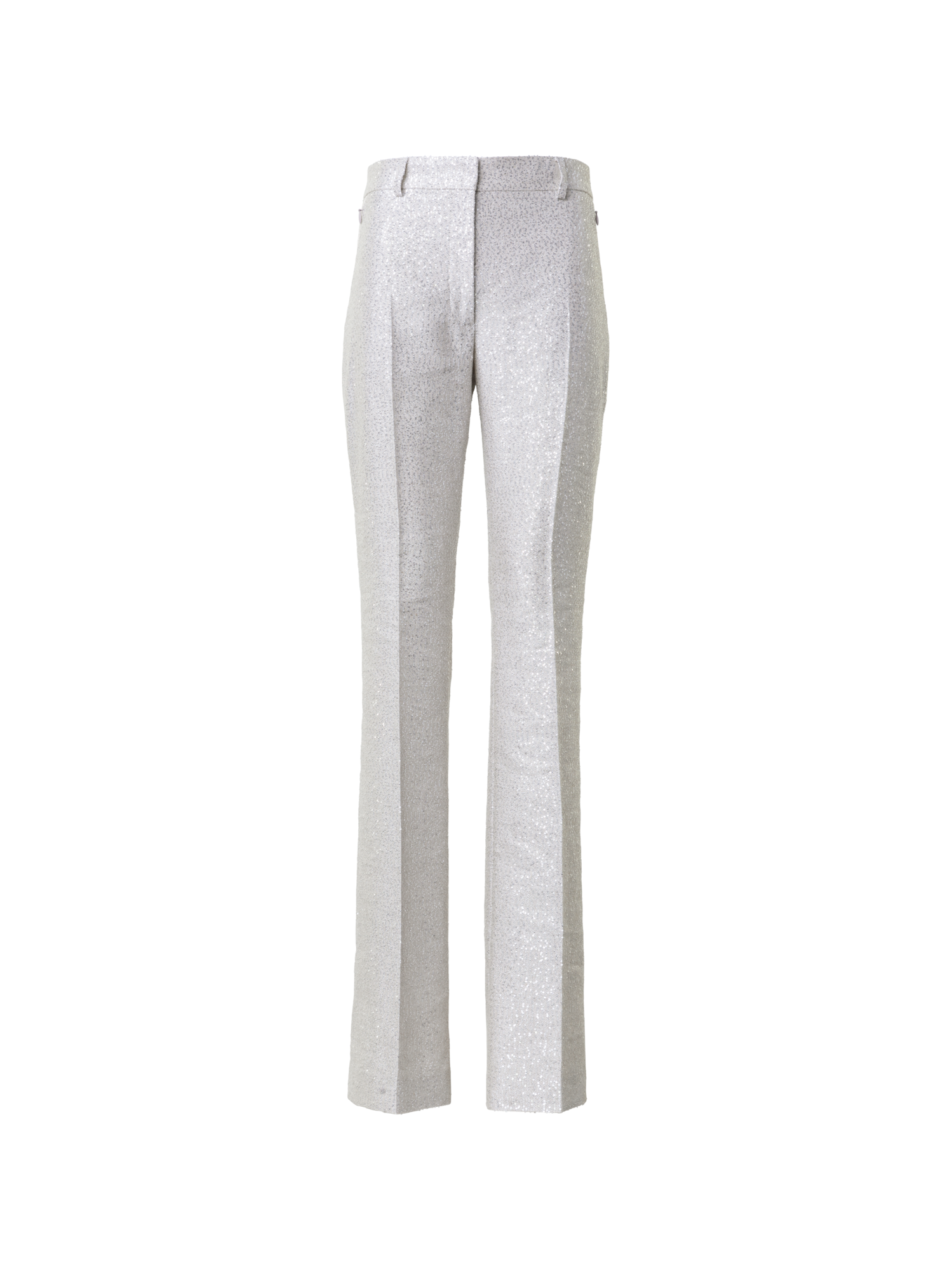 Bootcut Sequins Linen Blend Pants