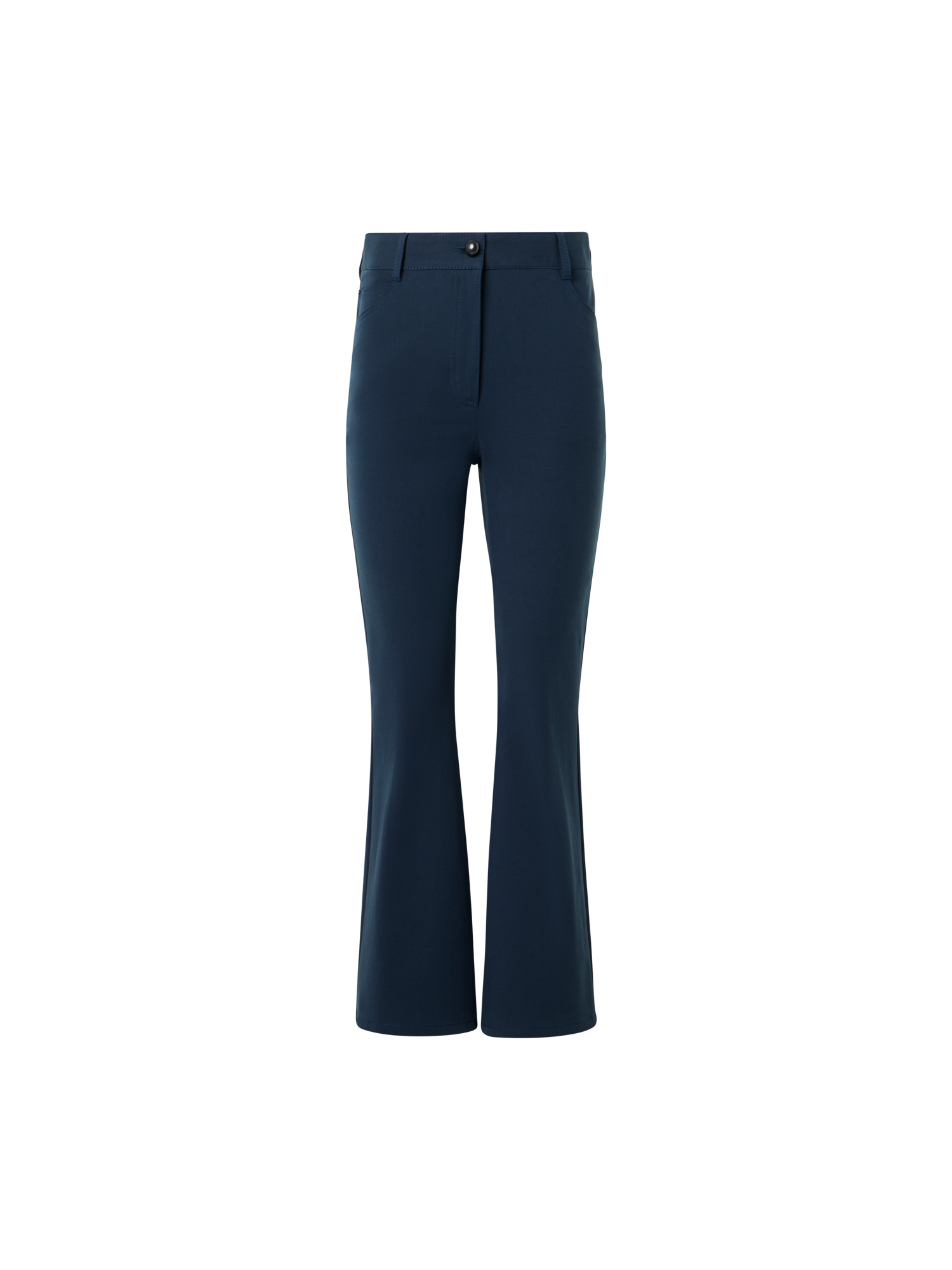 Cali Mid-Rise Cropped Bootcut Cotton Bi-Stretch Pants