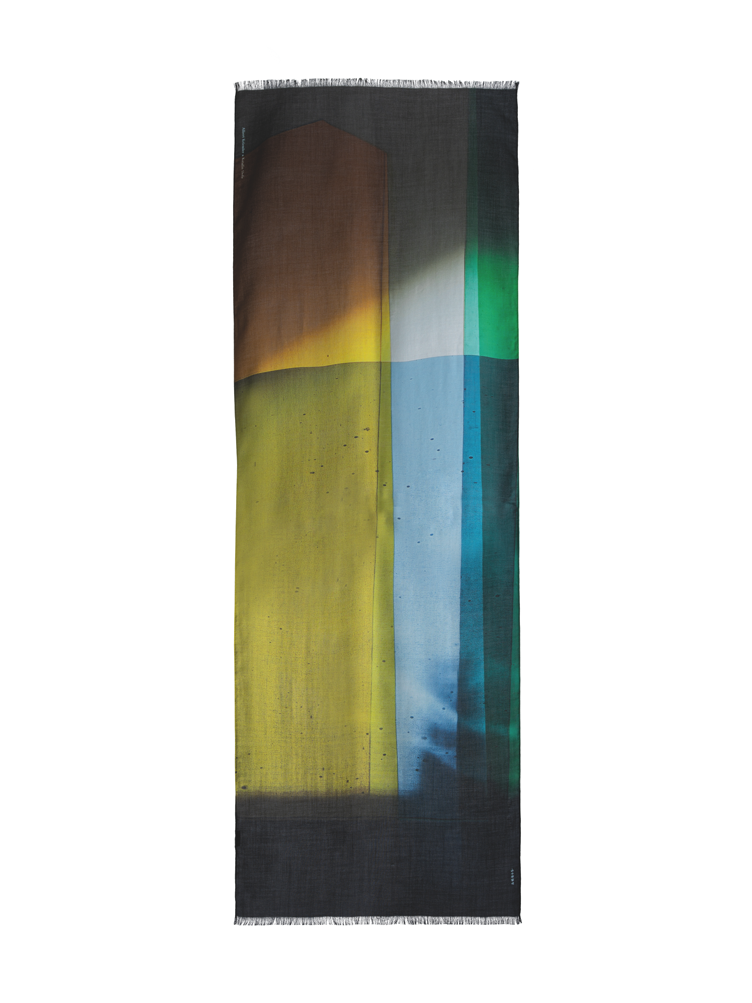Cashmere Silk Mimosa Liquid Light Print Scarf
