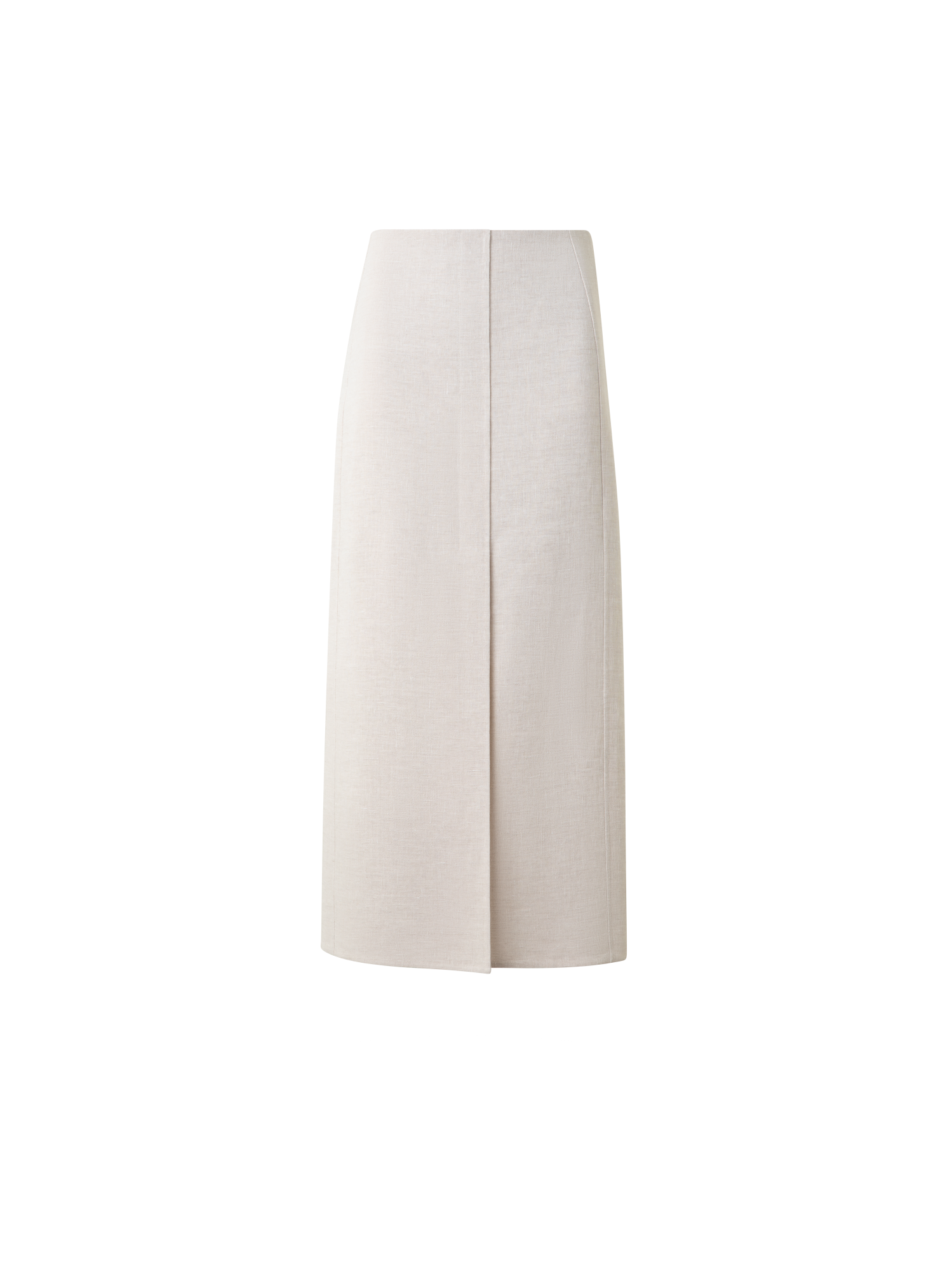 img_98b59109-6e5f-421c-82e0-4e59b34bebaf.png Midi Skirt in Linen Double-Face - Image 1