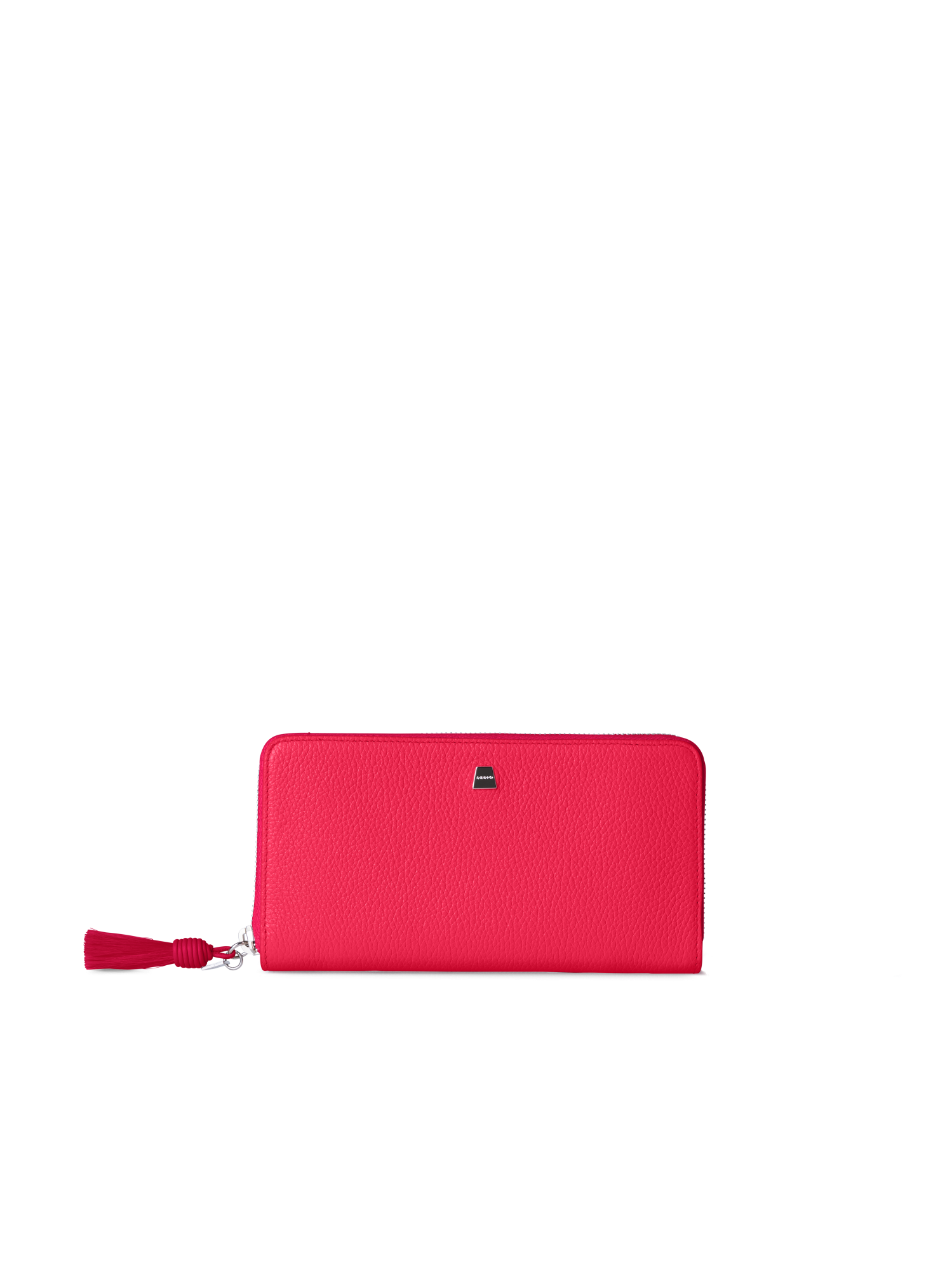 Long Zip Around Wallet in Leather