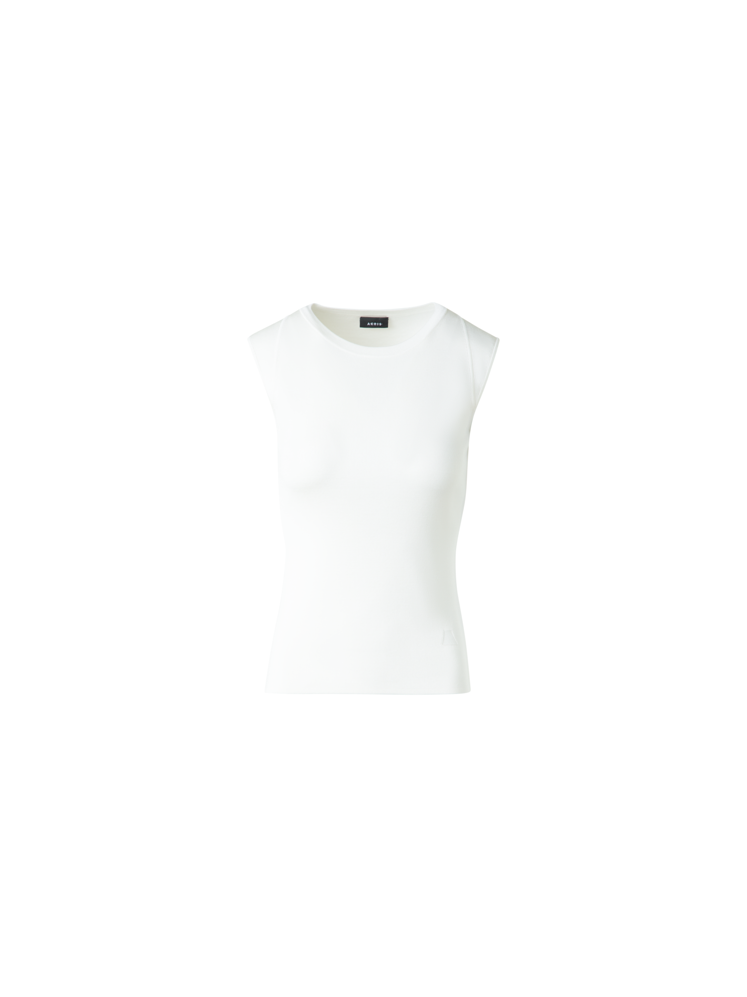 Sleeveless Stretch-Silk Knit Top