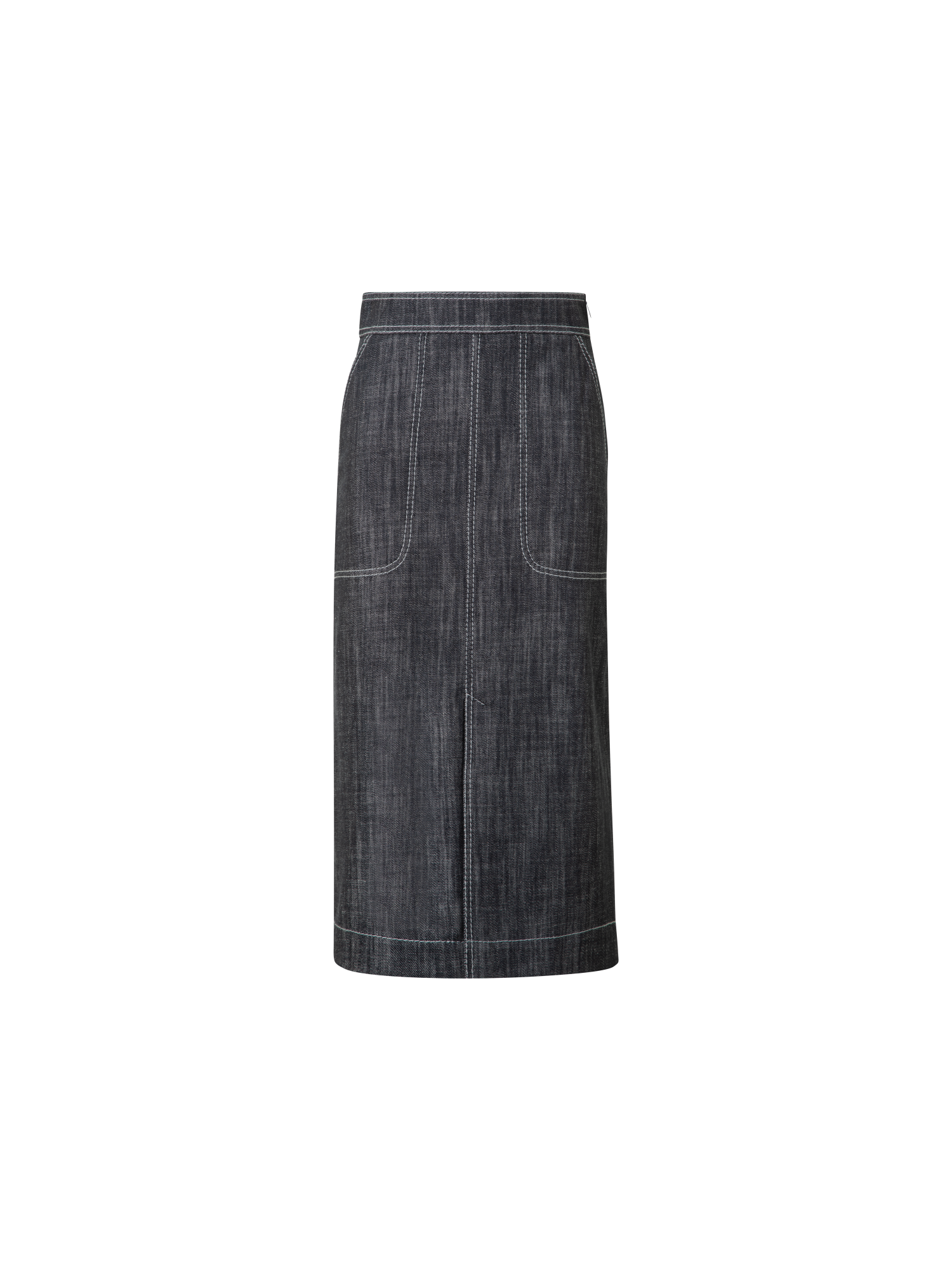 A-Line Skirt in Cotton Denim