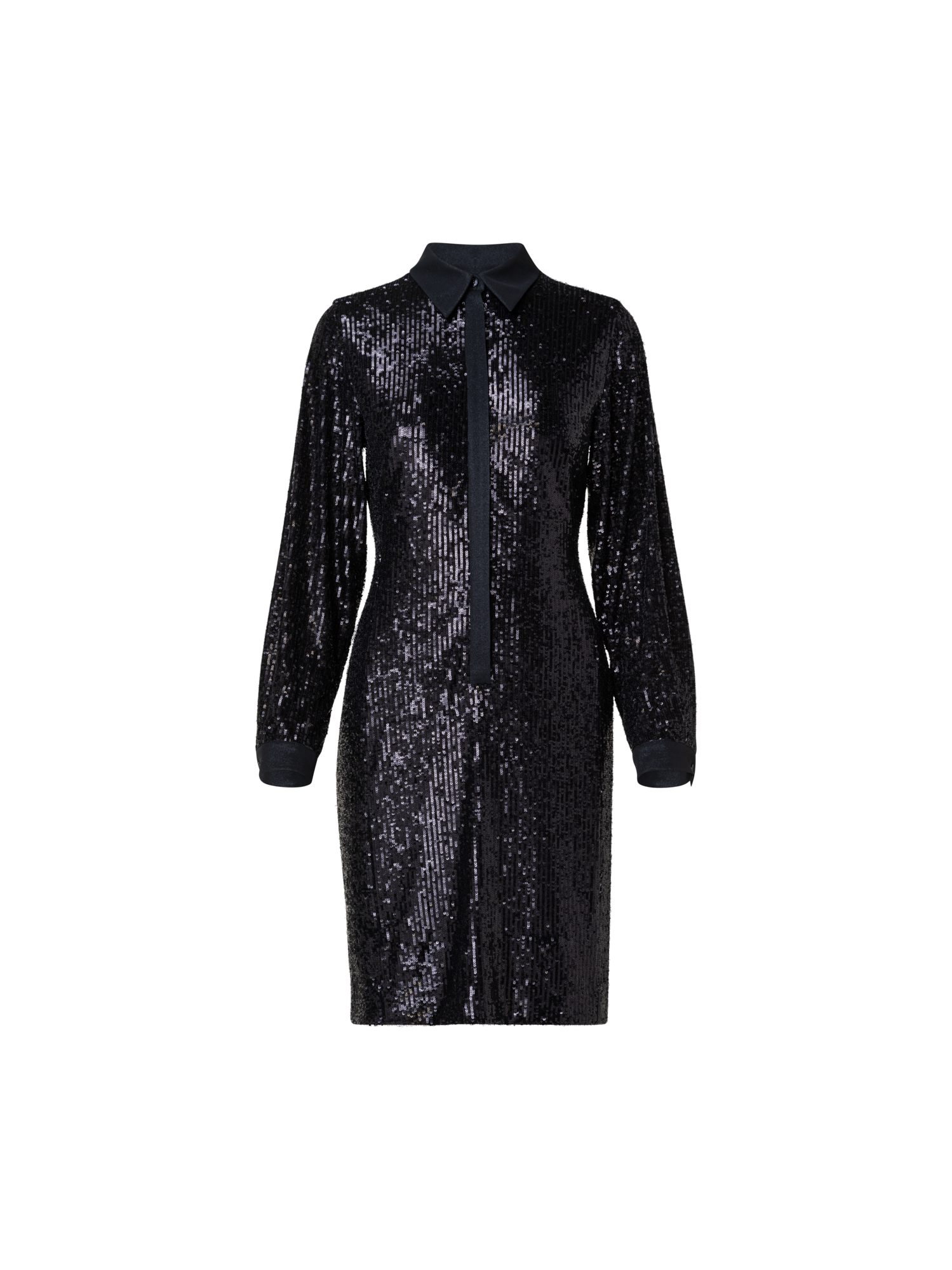 Sequins Shirt Dress