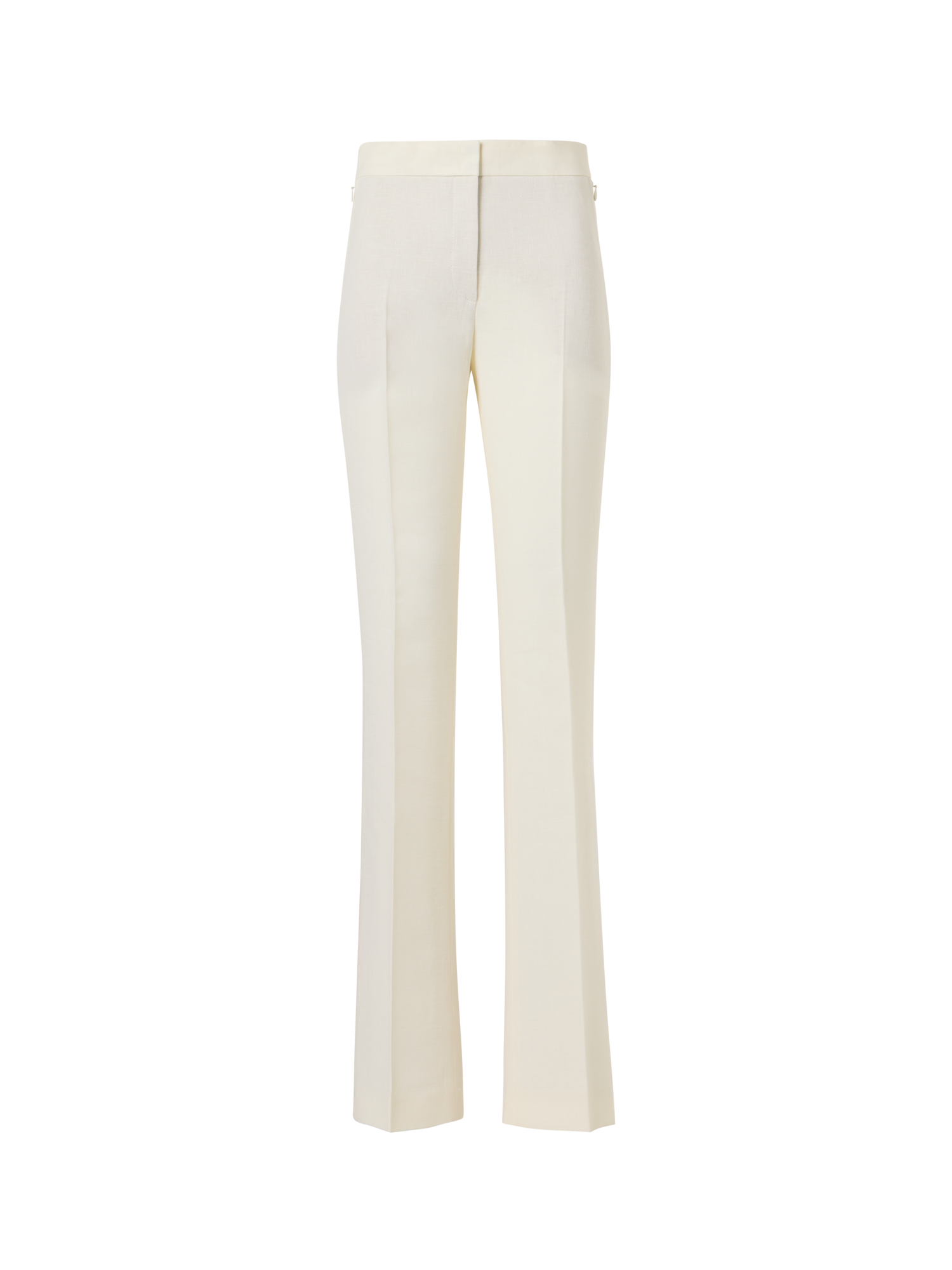 Carl Straight-Leg Pants in Linen-Wool Crêpe Double-Face