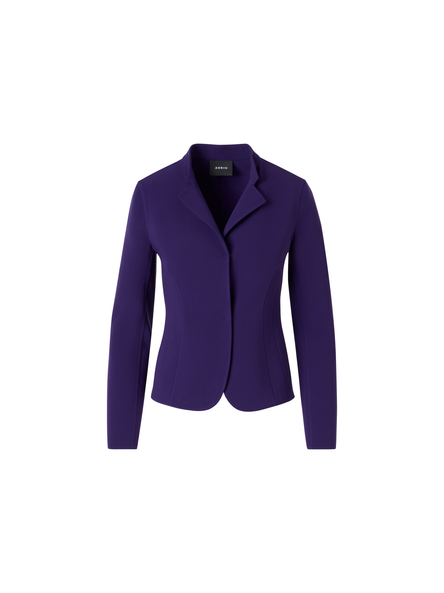 Hamer Short Jacket in Bi-Stretch Wool Double-Face