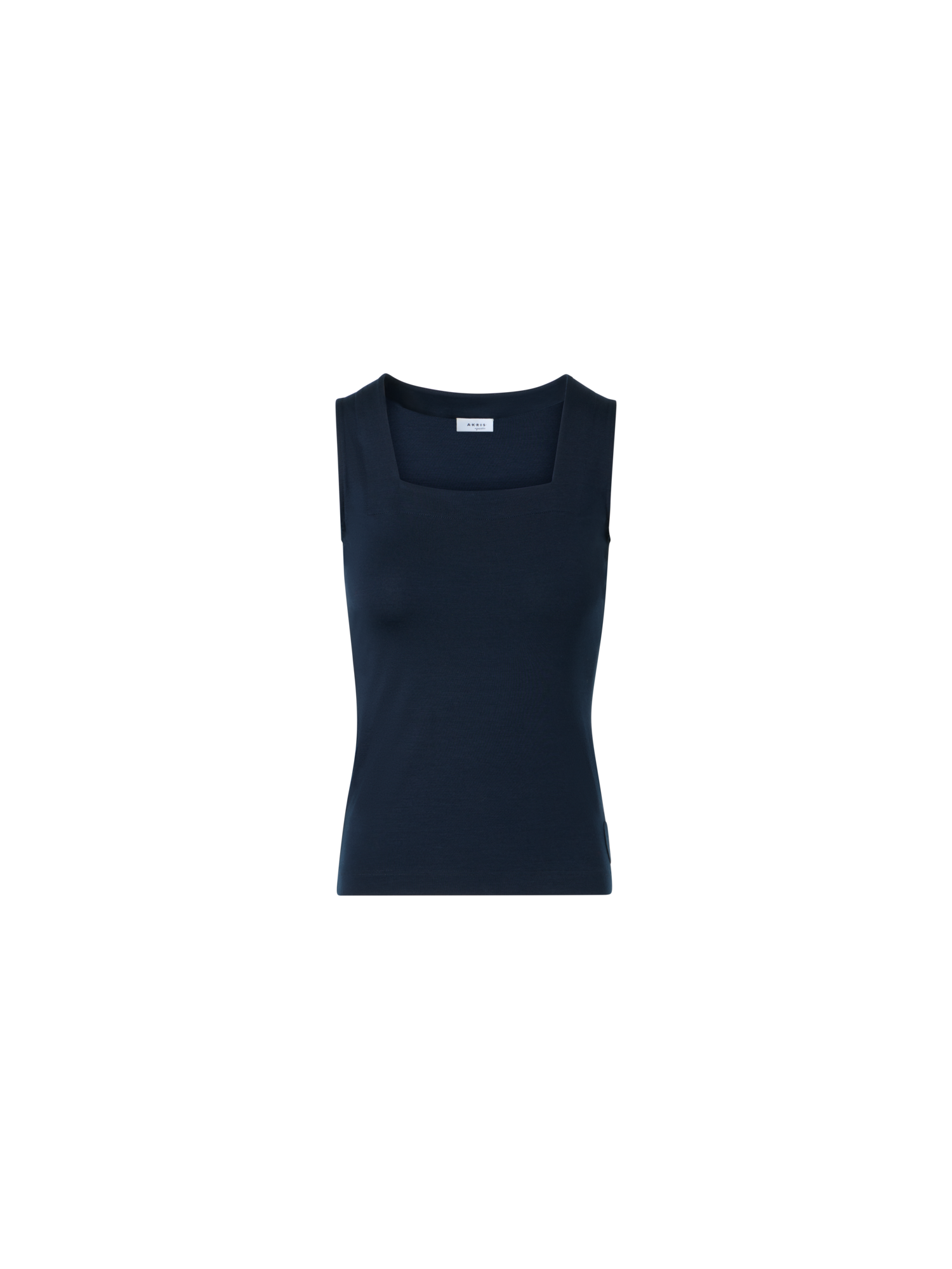 Fitted Modal Stretch Top with Square Neck