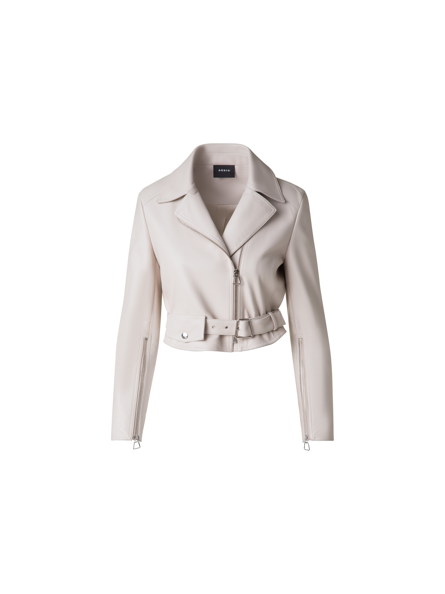 img_bc9798ee-218c-4a8b-9d61-15c918f1f411 Cropped Leather Biker Jacket - Image 1
