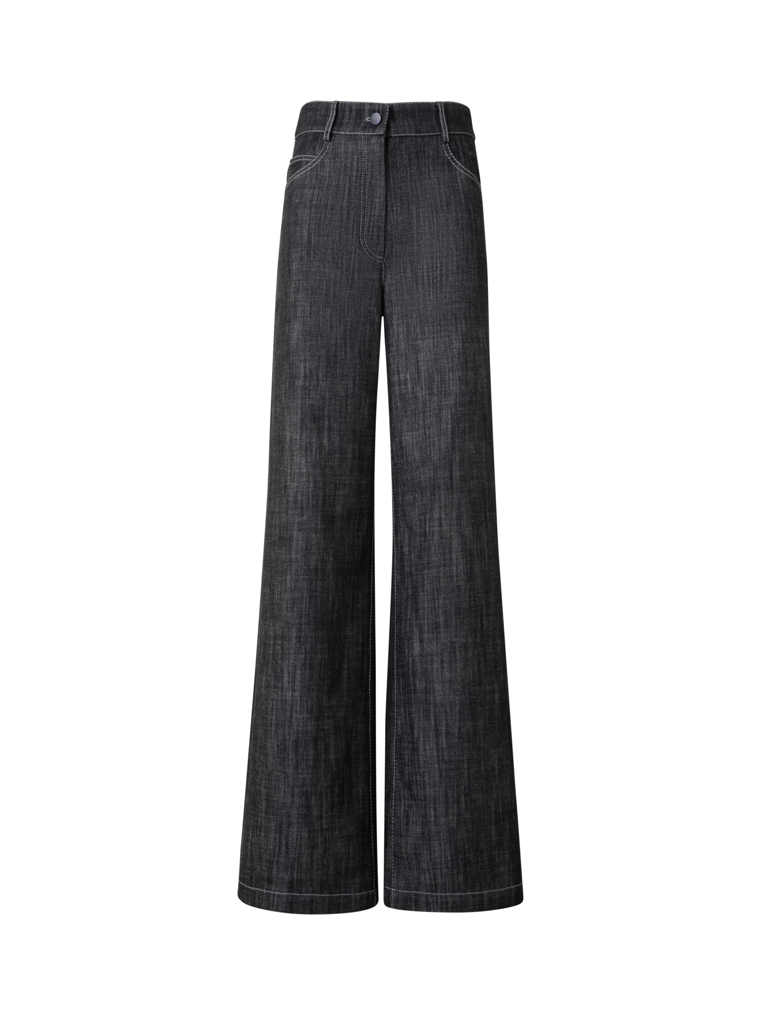 Wide Winter Cotton Denim Pants