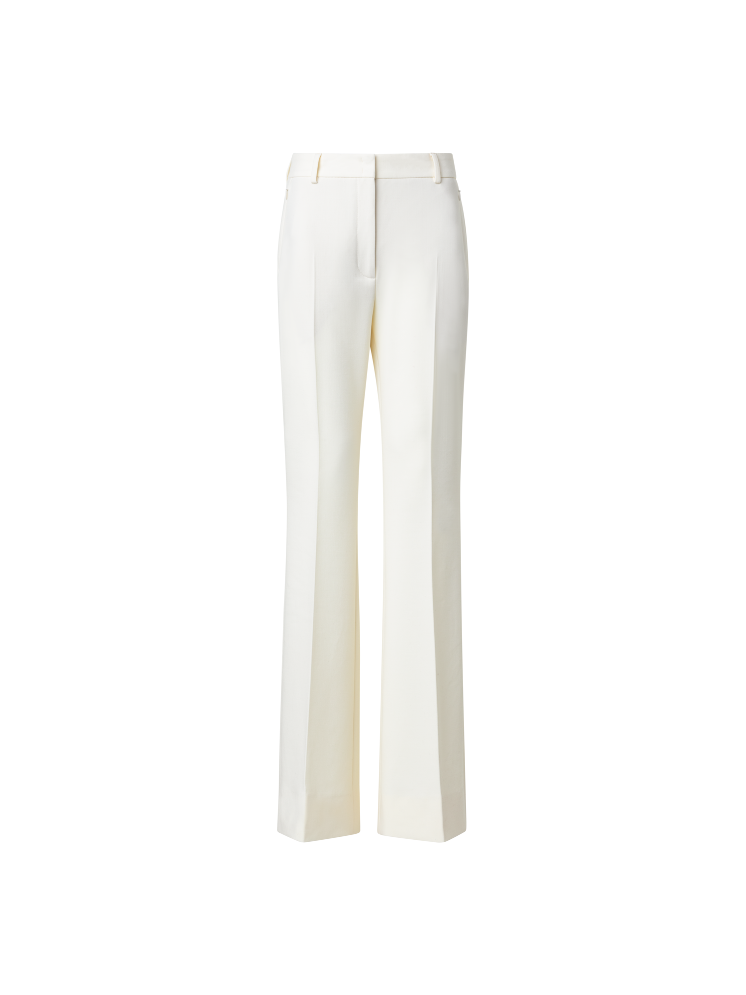 Bootcut Wool Stretch Double-Face Pants