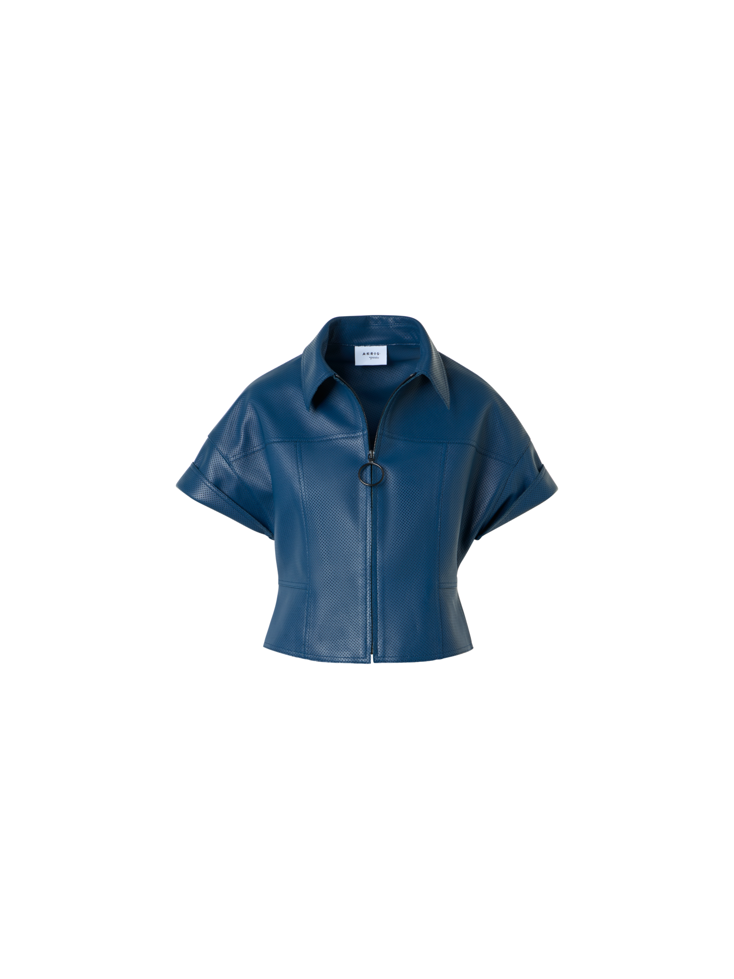 img_cd9b618a-e1b7-46d4-967d-c6753bee218b.png Pin Dot Nappa Leather Zip Jacket - Image 1