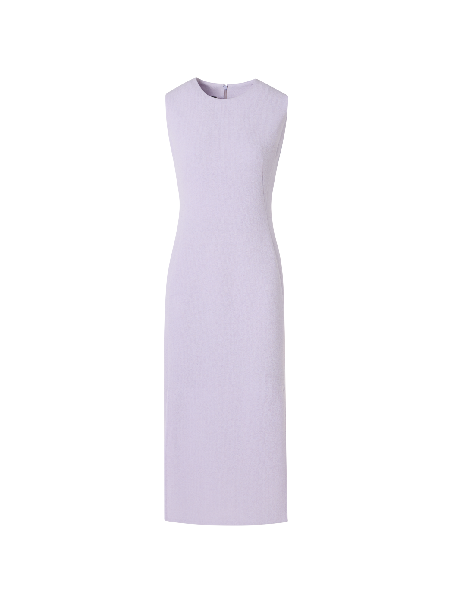 Sleeveless Wool-Crêpe Double-Face Sheath Dress