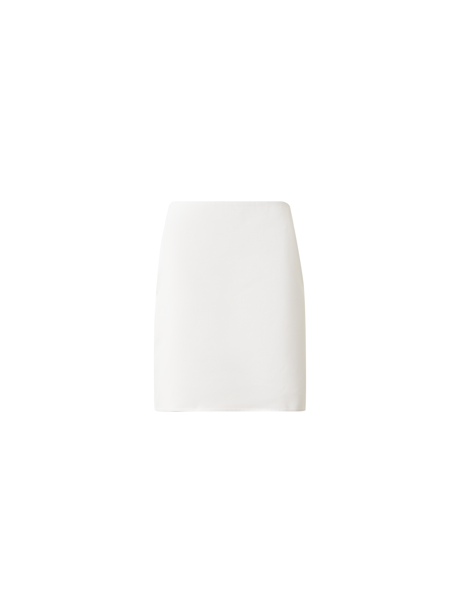 Short Pencil Skirt in Cotton Double-Face