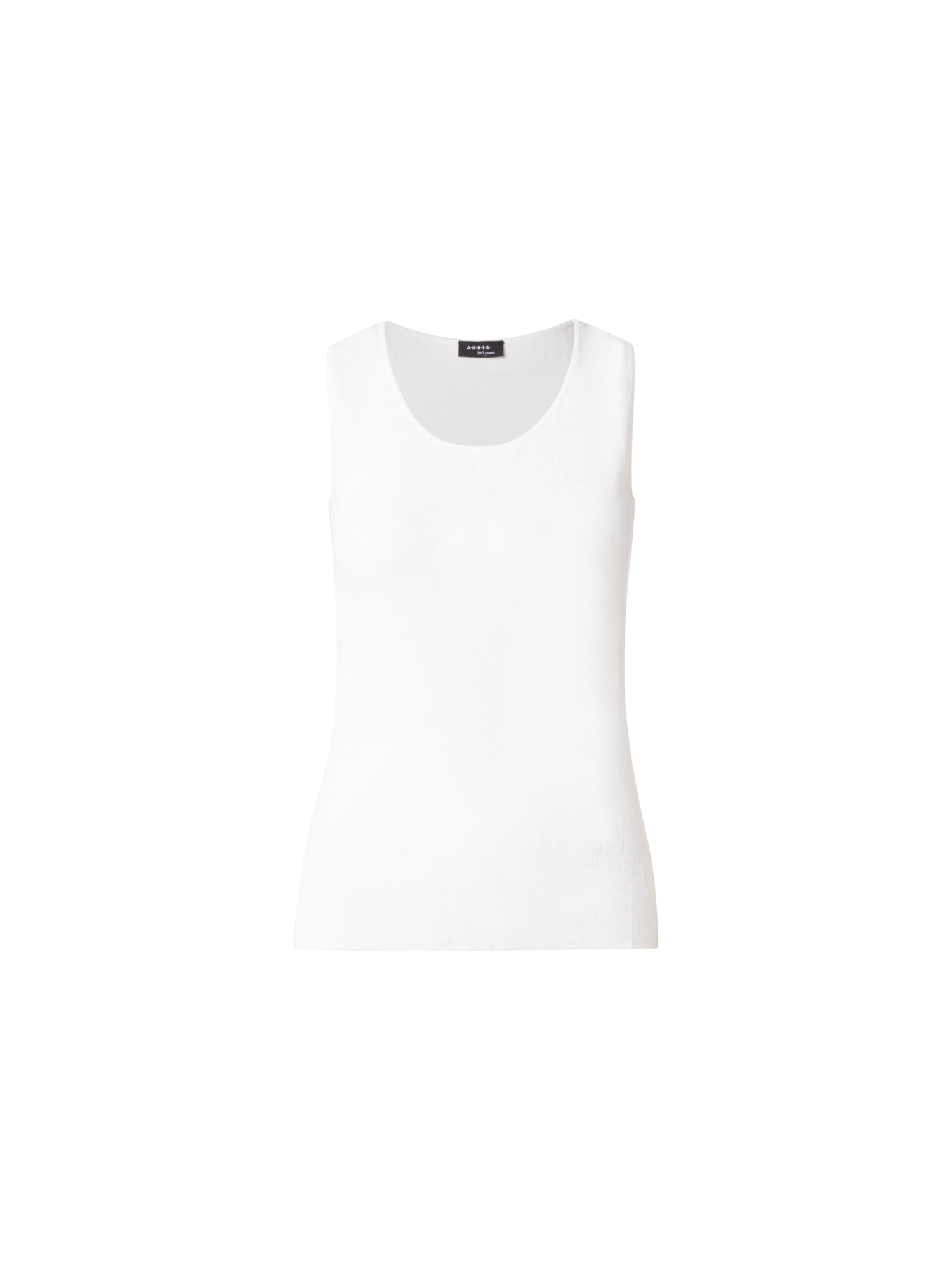 Linen Stretch Knit Tank Top